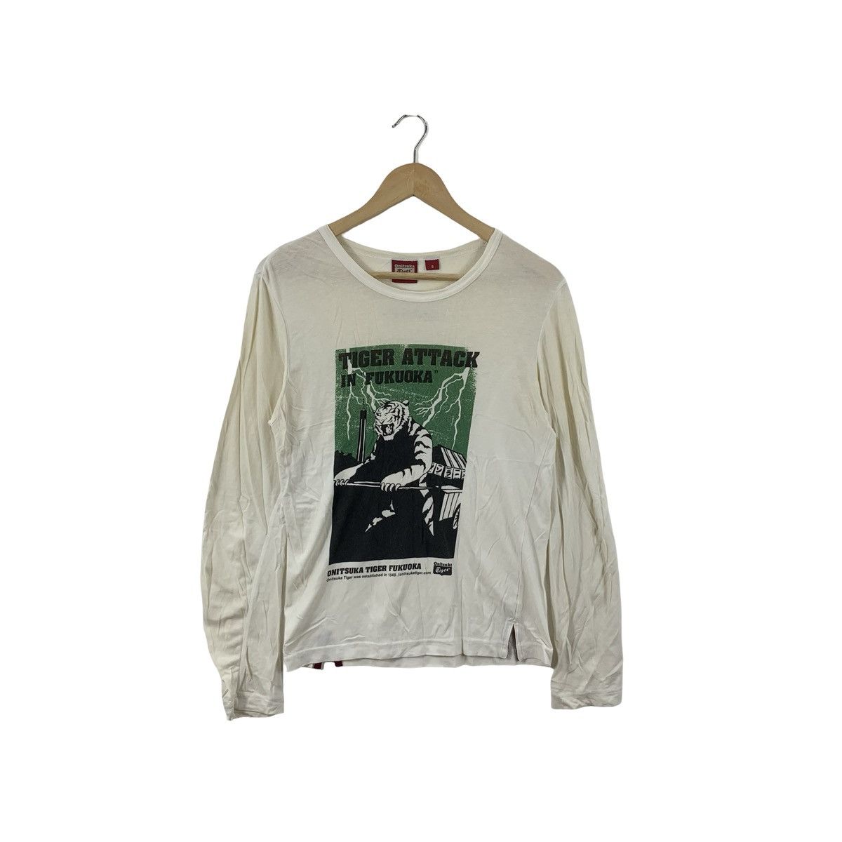 Onitsuka Tiger Vintage Onitsuka Tiger Attack in Fukuoka Graphic Size S / US 4 / IT 40 - 1 Thumbnail