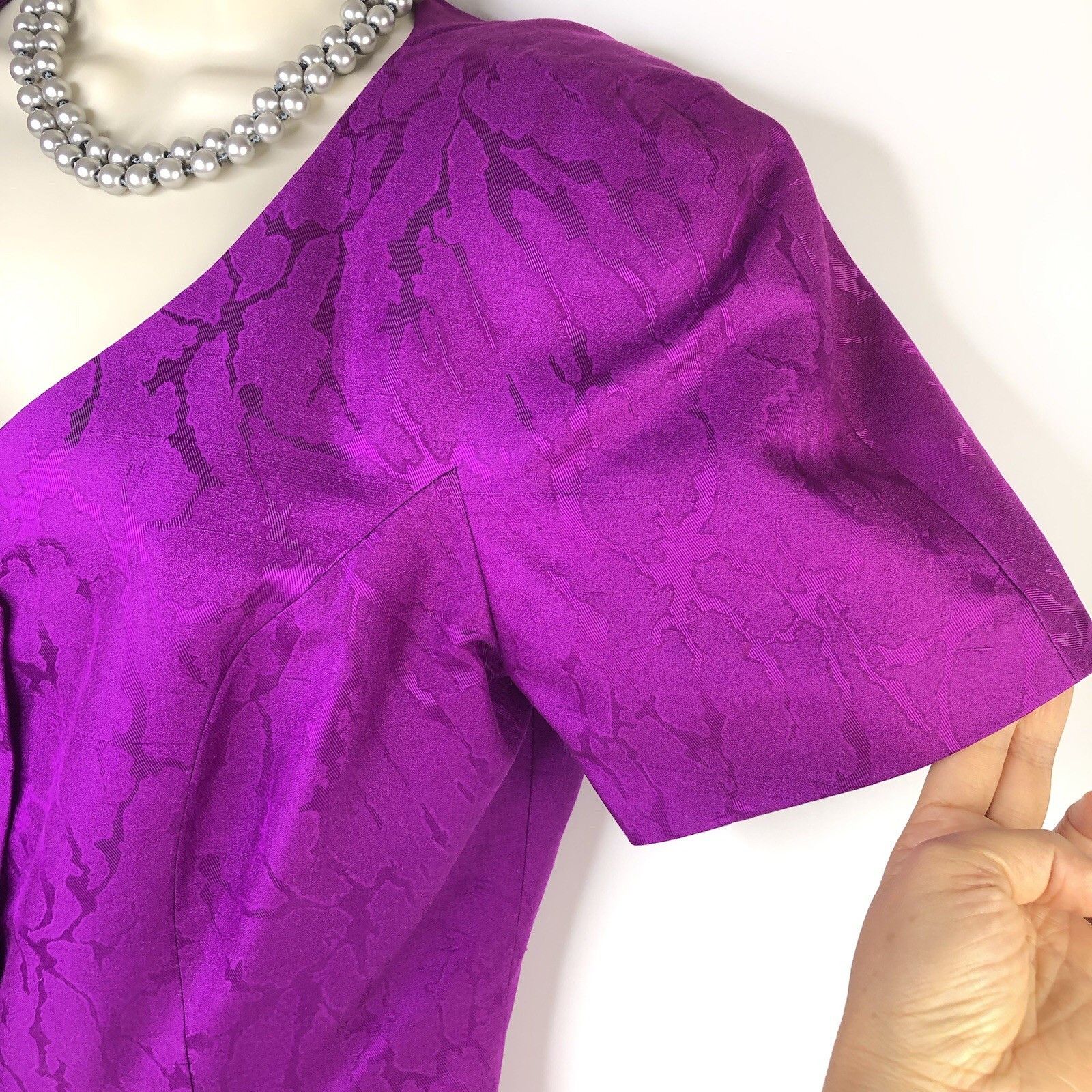 Other Rimini Saks Fifth Avenue Purple Evening Top Skirt Suits Sz 6 Size M / US 6-8 / IT 42-44 - 12 Thumbnail