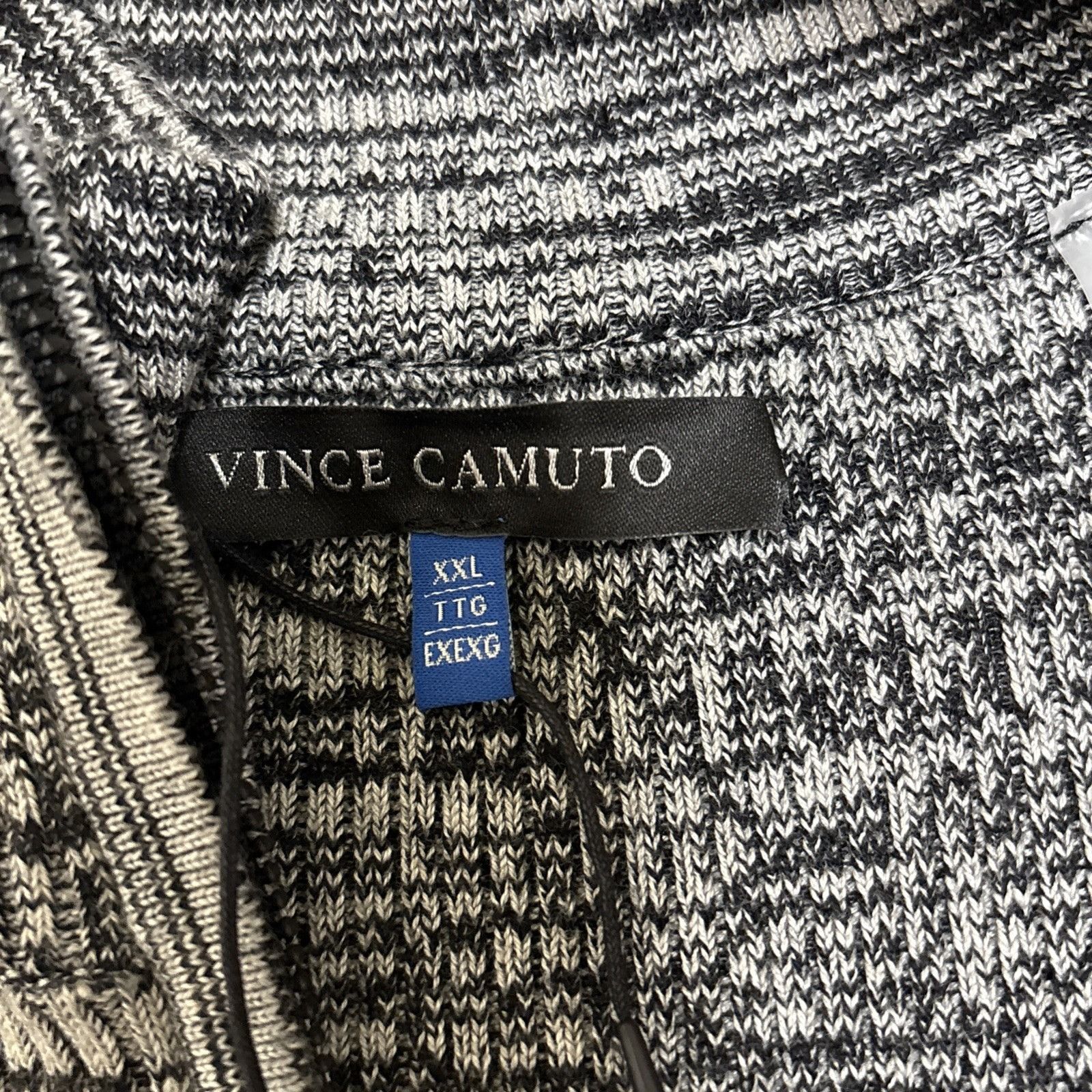 Vince Camuto Vince Camuto Sweater Mens size XXL Heather Gray 1/4 Zip Casu Size US XXL / EU 58 / 5 - 8 Thumbnail