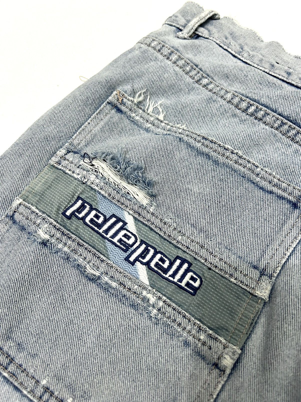 Marc Buchanan × Pelle Pelle Pele Pele Marc Buchanan Distressed Beggy Jeans Size US 36 / EU 52 - 8 Thumbnail