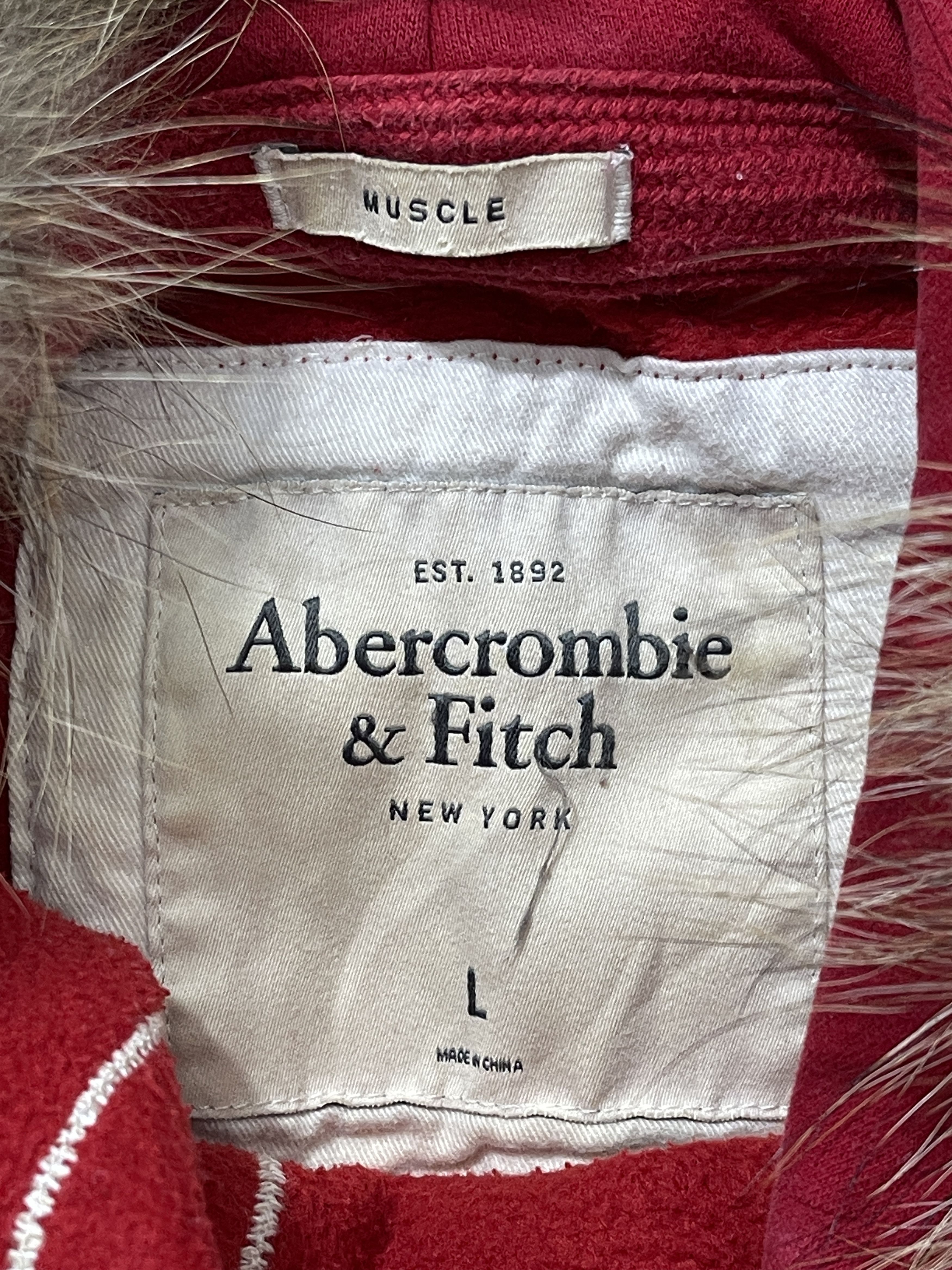 Abercrombie & Fitch Thrashed Abercrombie & Fitch Y2k Sun Fade Fur Opium Style Size US L / EU 52-54 / 3 - 8 Thumbnail
