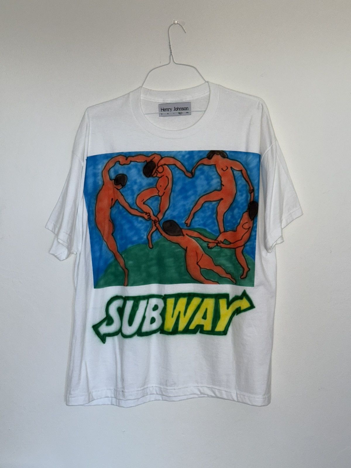 Brooklyn Clothing Henry Johnson Airbrush Tshirt Size US XL / EU 56 / 4 - 1 Thumbnail