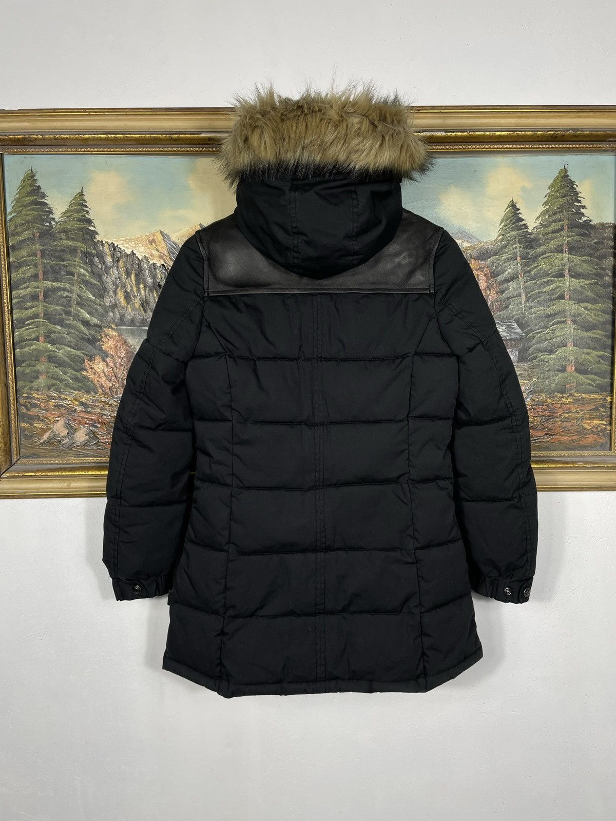 Schott Schott Puffer Black Coat Parka Winter Warm Outdoor Gorpcore Size XS / US 0-2 / IT 36-38 - 6 Thumbnail