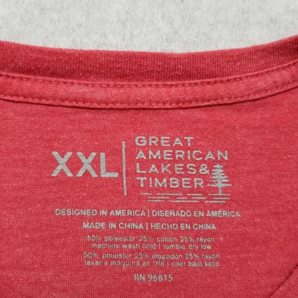 Other Great American Lakes & Timber Shirt Men XXL American Flag Size US XXL / EU 58 / 5 - 5 Thumbnail