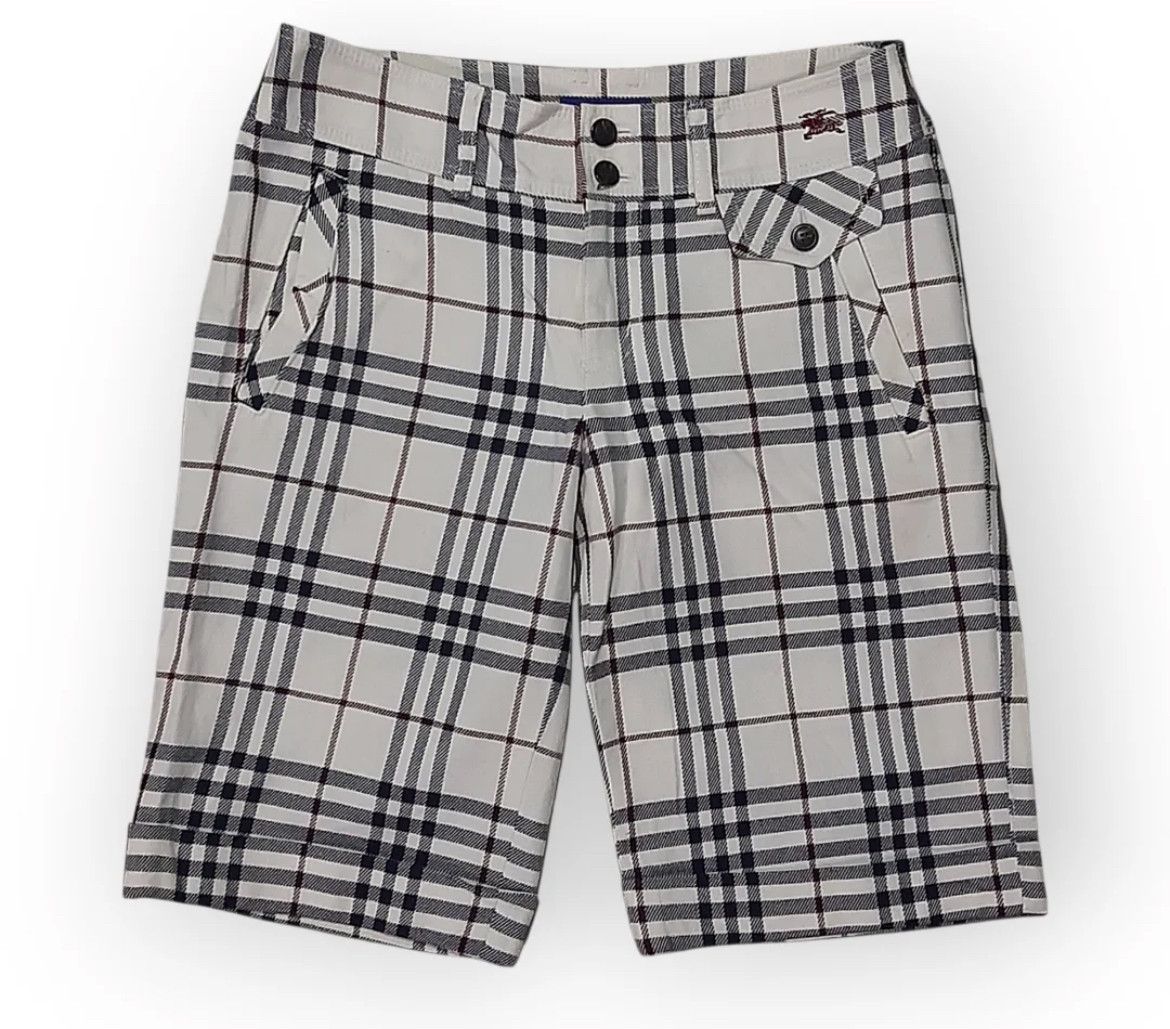 Burberry 2000s Burberry Blue Label Novacheck Short Pants y2k Size US 28 / EU 44 - 1 Thumbnail