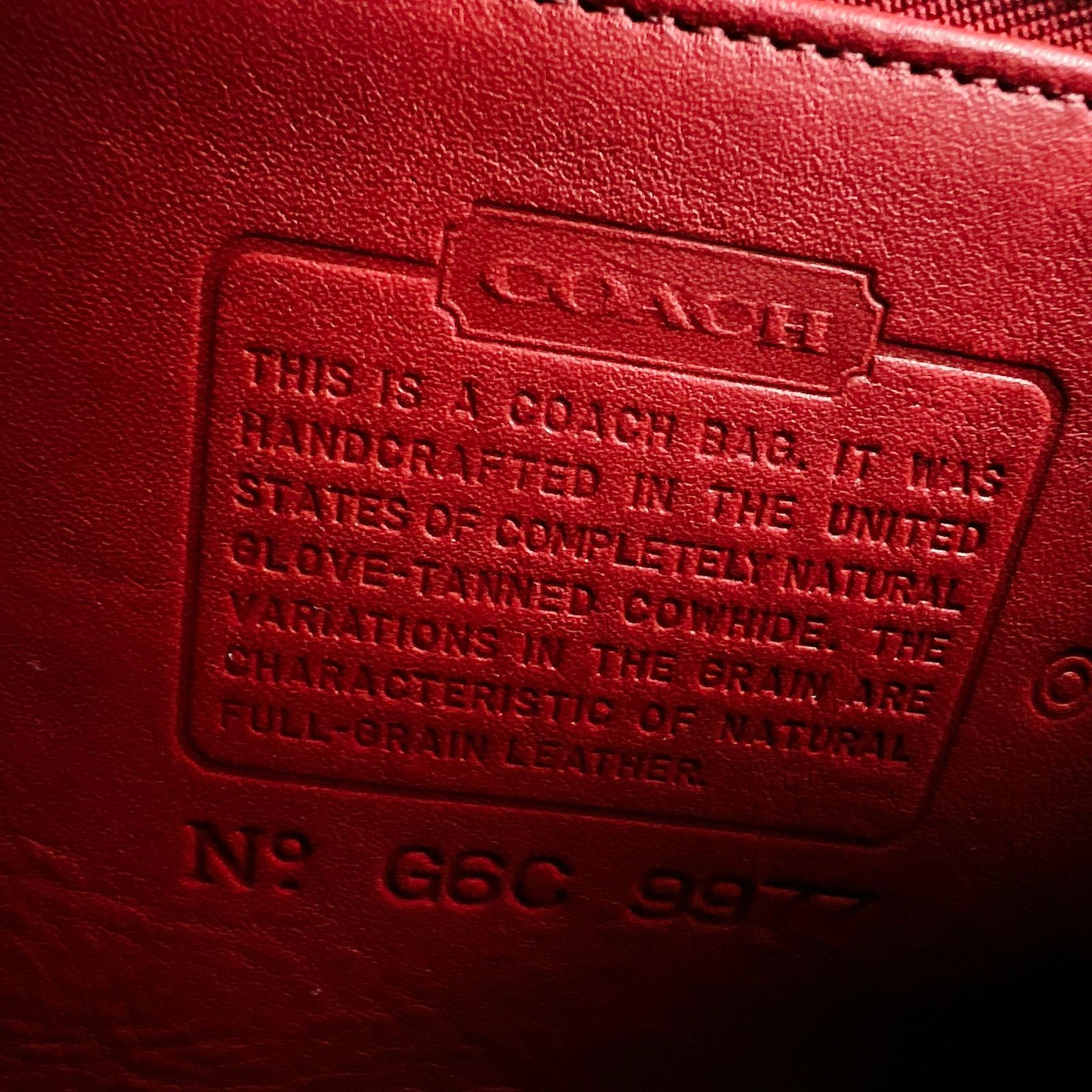 Coach RARE! Coach Vintage Red Manor Top Handle Satchel Bag 9977 Size ONE SIZE - 2 Thumbnail