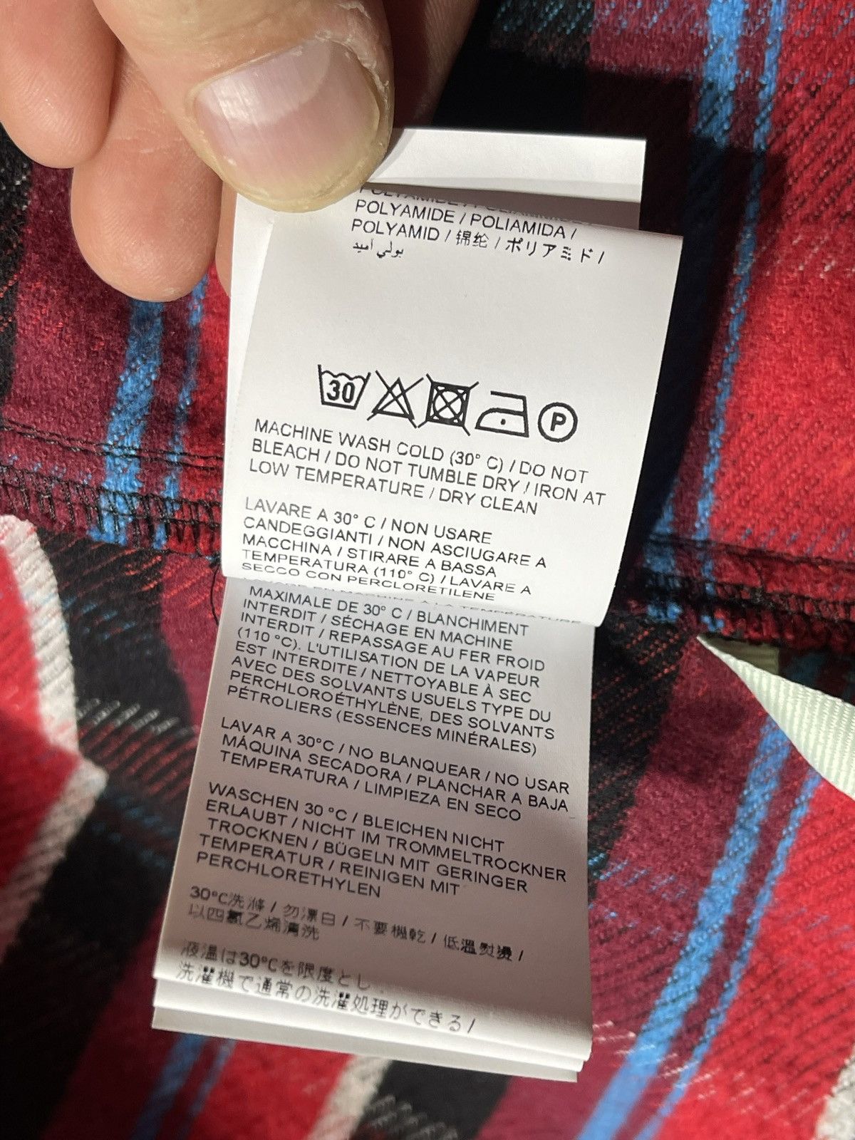 Off-White Off-White flannel Check Shirt Flannel button up shirt Size US M / EU 48-50 / 2 - 19 Thumbnail