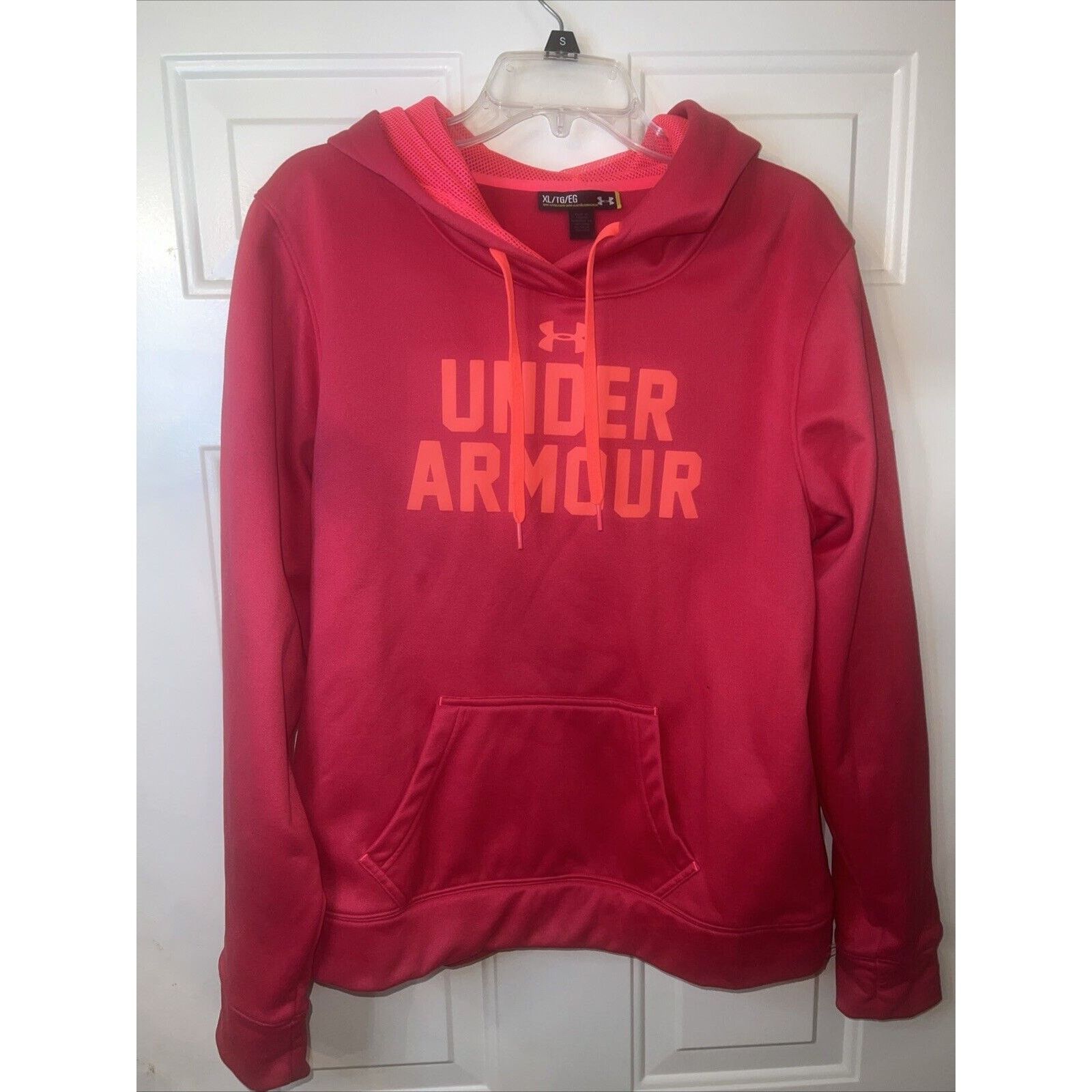 Under Armour Under Armour Hooded Sweatshirt Women XL Pink Active Pullover Size XL / US 12-14 / IT 48-50 - 1 Thumbnail