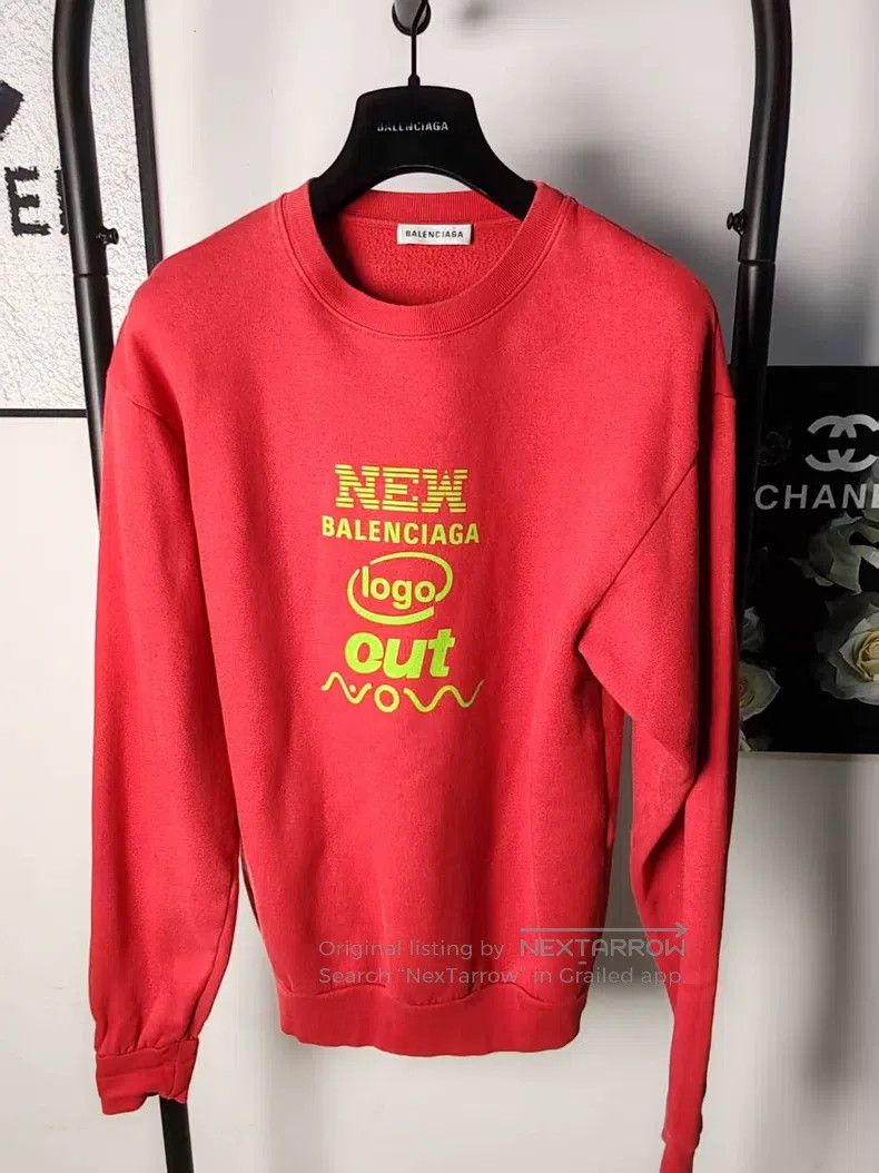 Balenciaga Balenciaga Letter Logo Sweatshirt Size US S / EU 44-46 / 1 - 2 Thumbnail