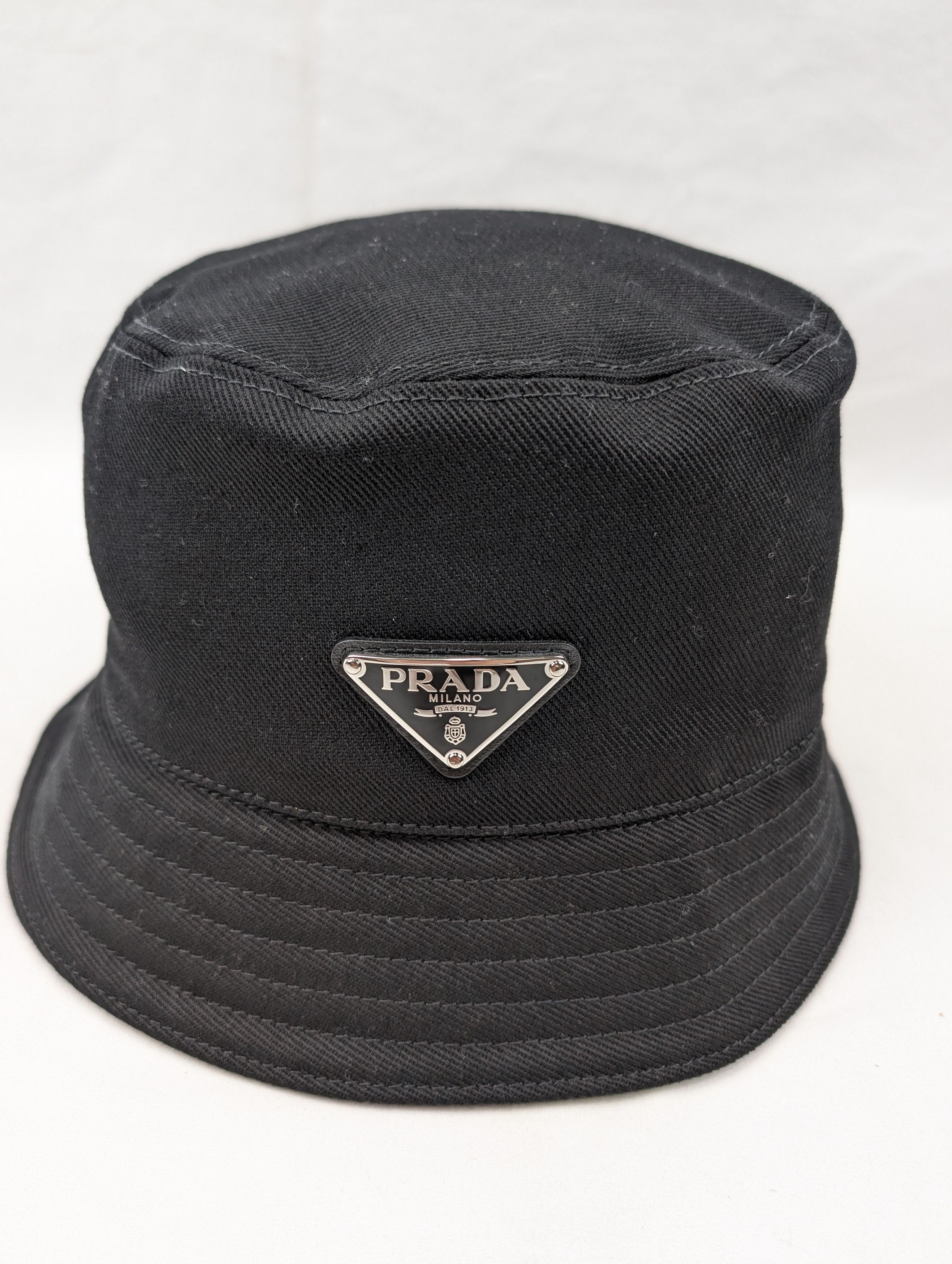 Prada o1rshd1 Size: M / Bucket Hat / Cap in Nero Size ONE SIZE - 5 Thumbnail