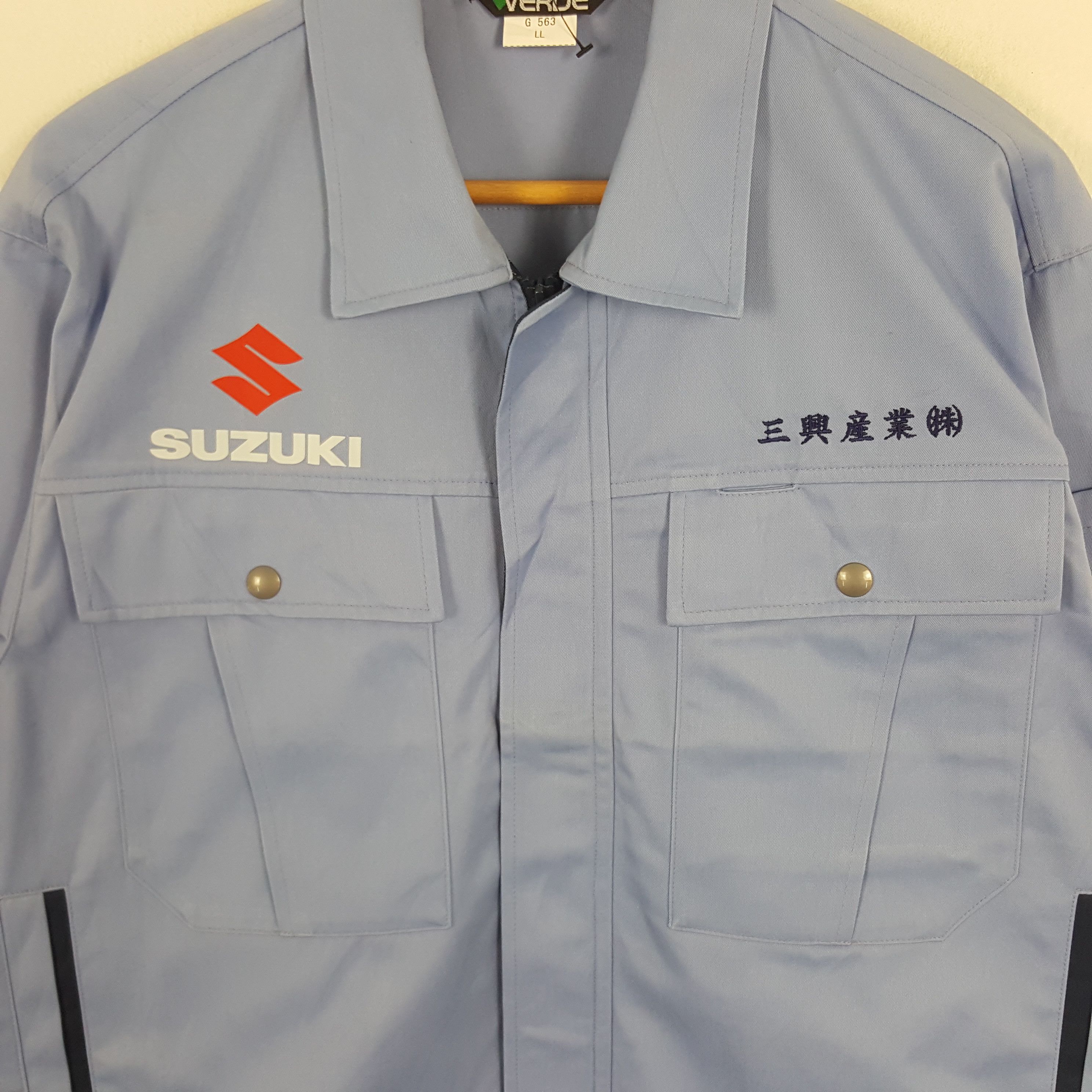 Japanese Brand × Vintage Vintage Suzuki Japanese Motorsports Team Custom Jacket Size US L / EU 52-54 / 3 - 4 Thumbnail