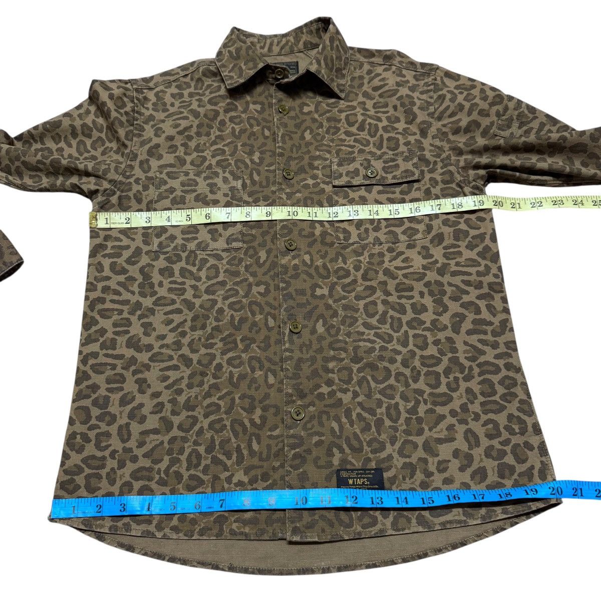 Wtaps Wtaps Leopard Ripstop Longsleeve Shirt Size US S / EU 44-46 / 1 - 16 Thumbnail