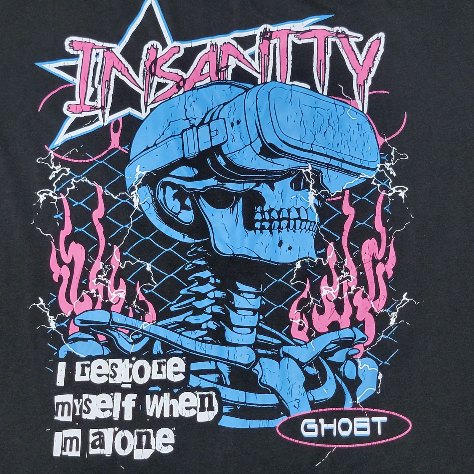 Shein Insanity Unisex Tee "I Restore Myself When I'm Alone" -Large Size US L / EU 52-54 / 3 - 2 Thumbnail