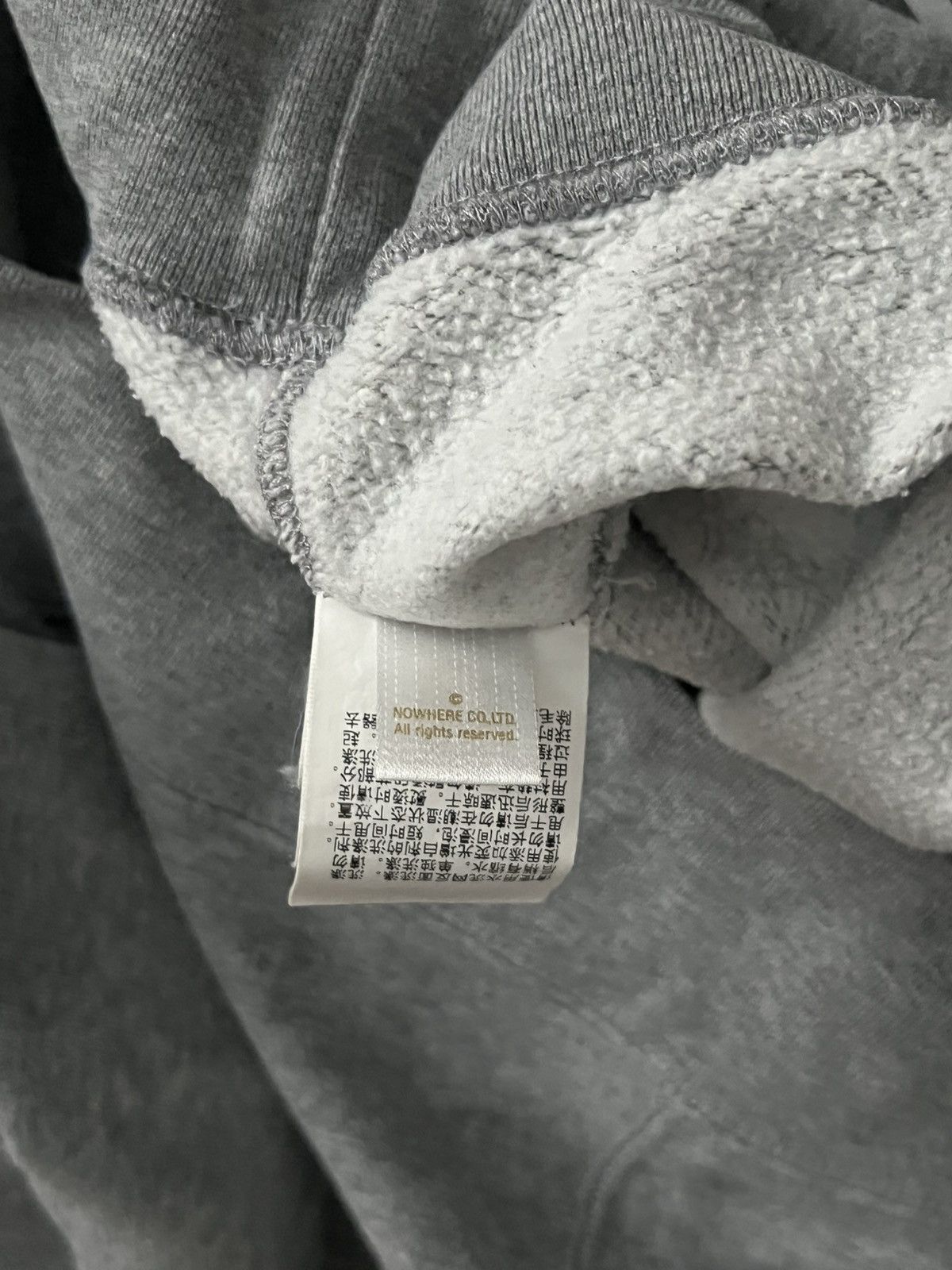 Bape Bape Gray Hoodie Spellout Size US M / EU 48-50 / 2 - 7 Thumbnail