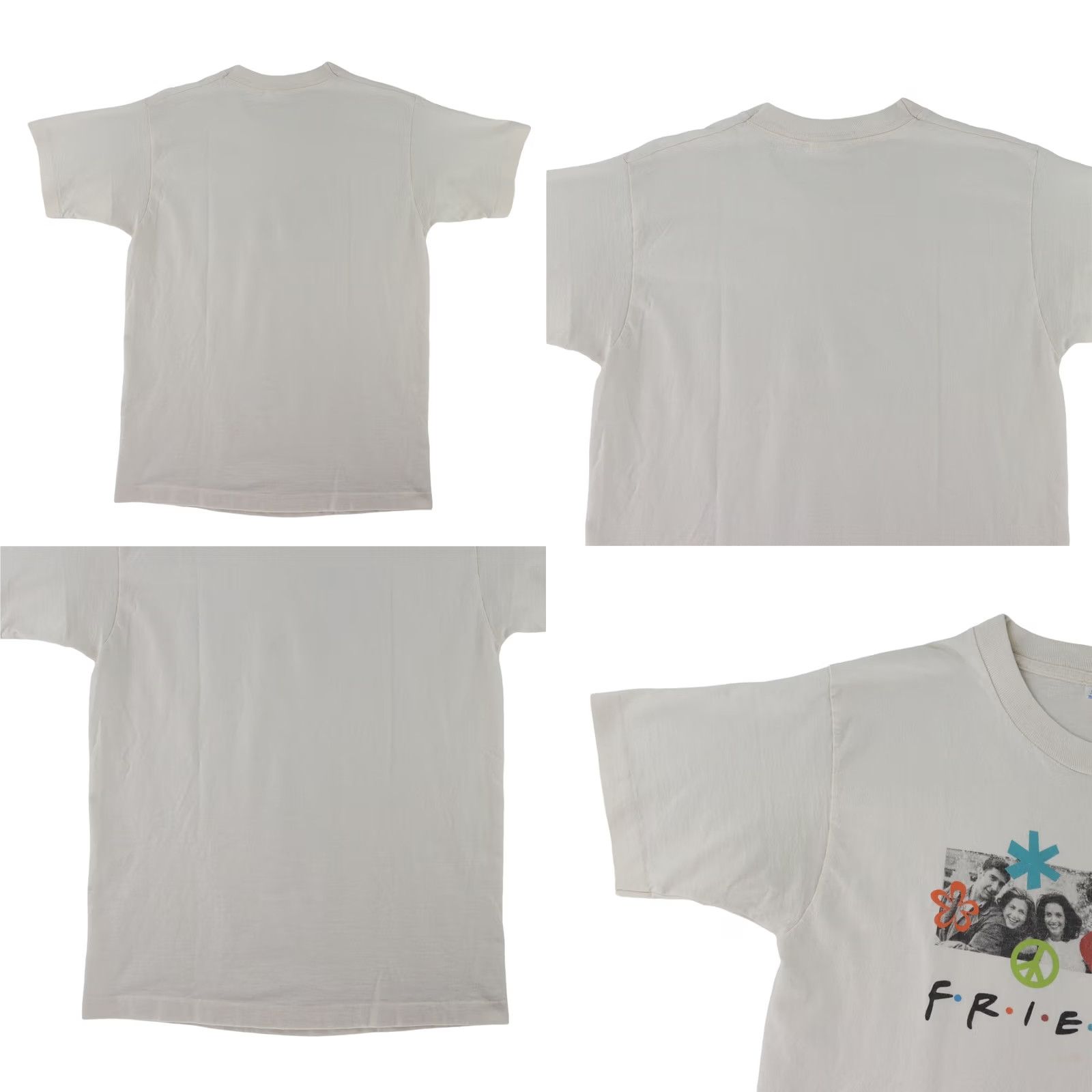 Vintage VINTAGE Friends Central Perk TV Show T-Shirt Shirt Mens M White 90s FX Single Stitch USA Cotton Polyester Crew Neck Short Sleeve Size US M / EU 48-50 / 2 - 8 Thumbnail
