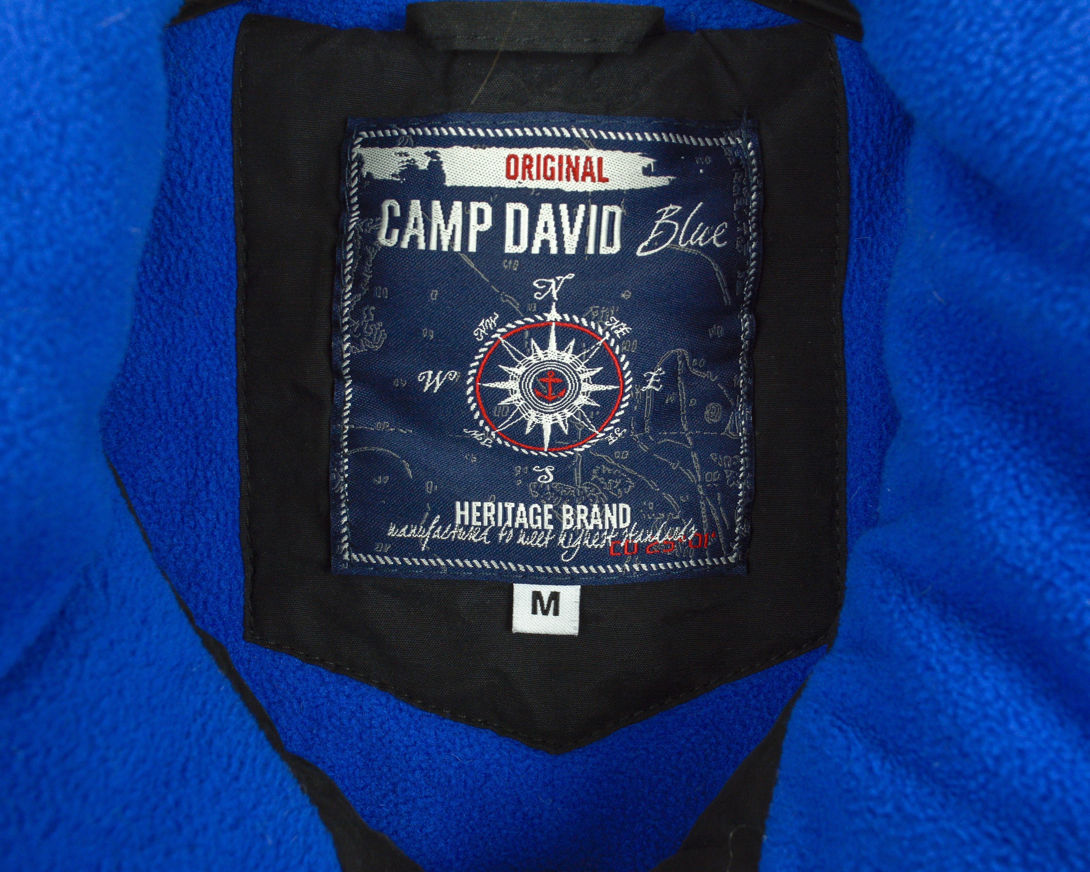 Camp David Original Blue Bomber Jacket M Coat Windbreaker Logo Size US M / EU 48-50 / 2 - 8 Thumbnail
