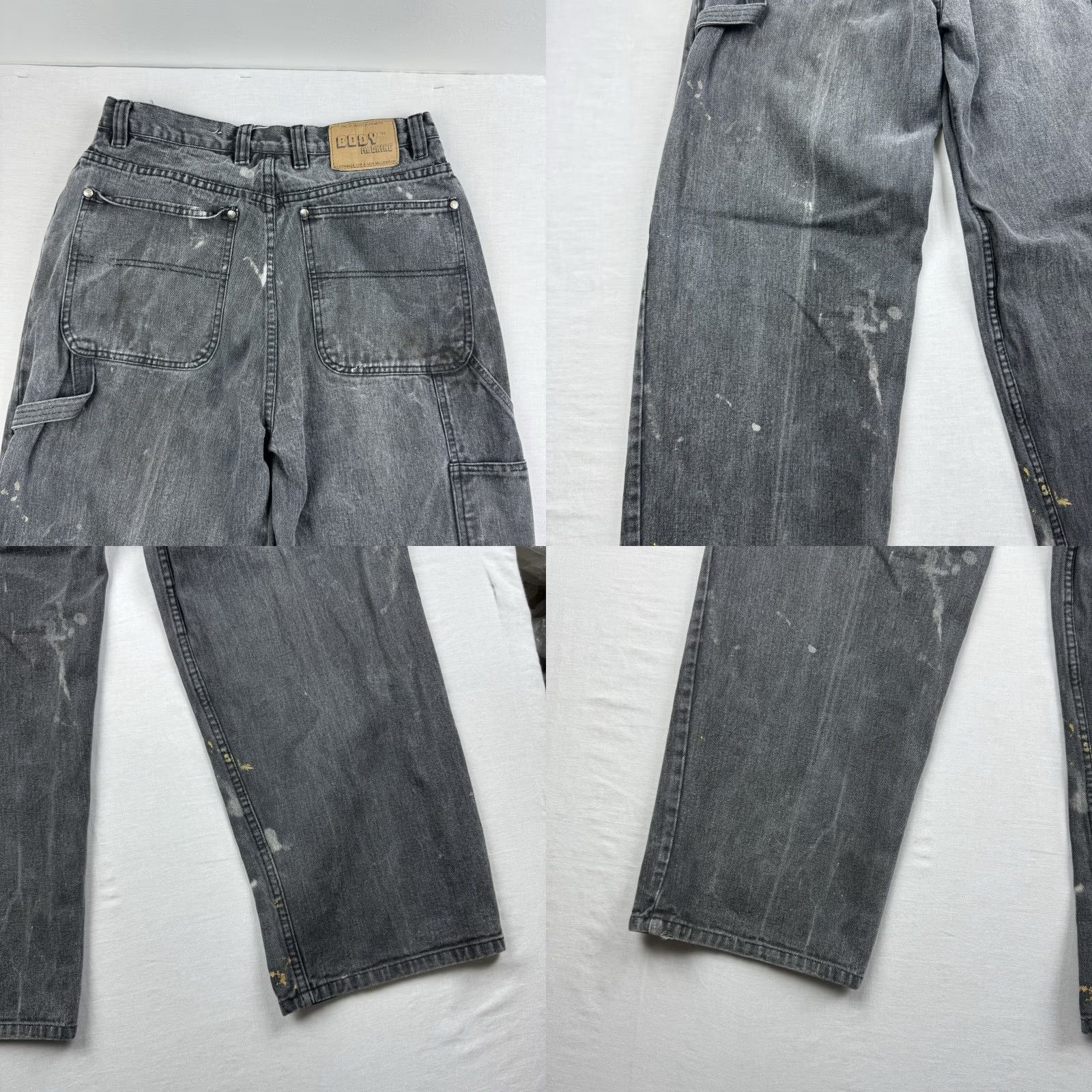 Vintage VINTAGE Body Machine Jeans Relaxed Fit Adult 33x32 Black Grunge 90s Y2K Punk Mens Size US 33 - 8 Thumbnail
