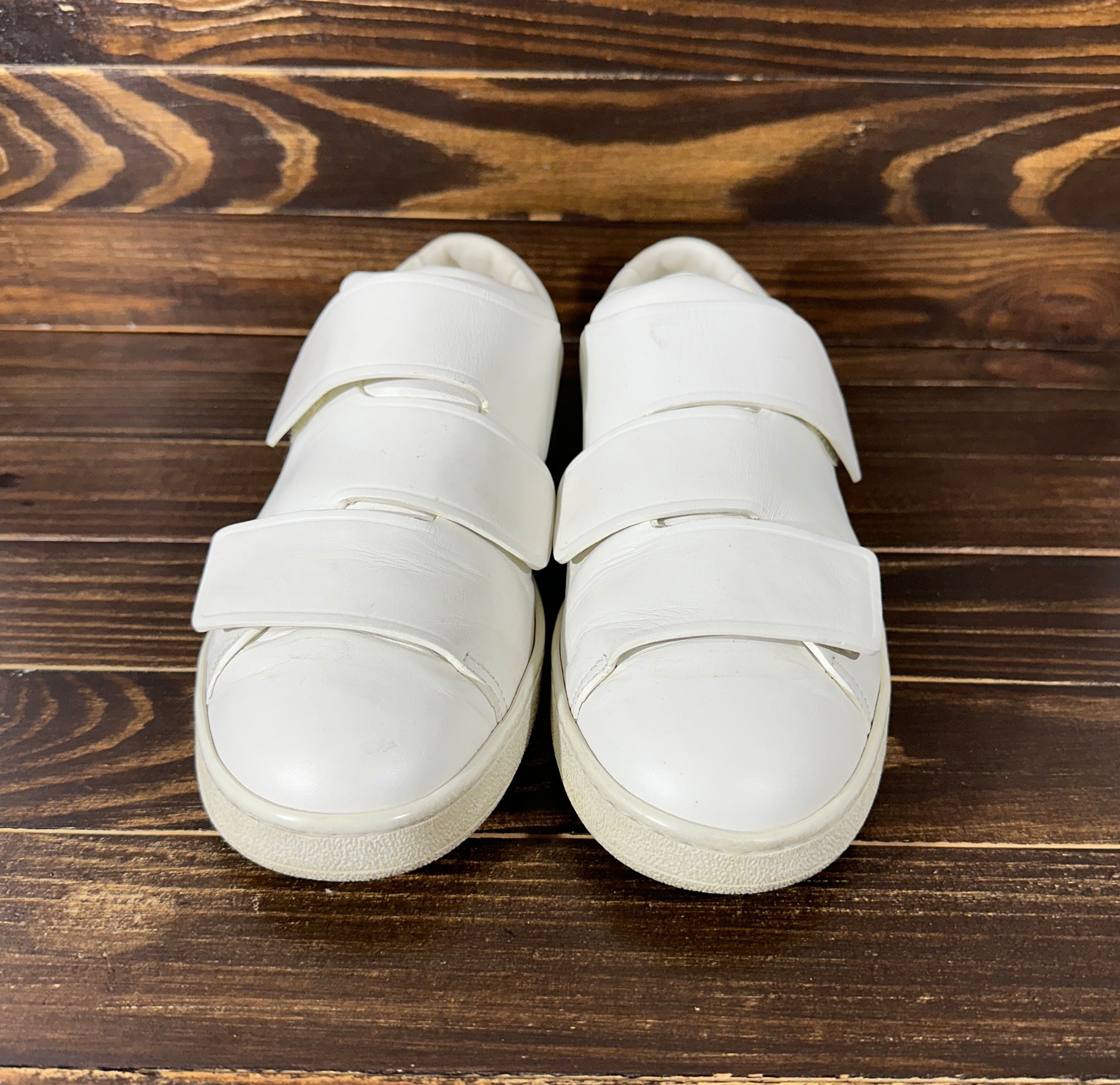 Acne Studios Acne Studios White Leather Triple Sneakers Made In Italy Size US 8 / IT 38 - 3 Thumbnail