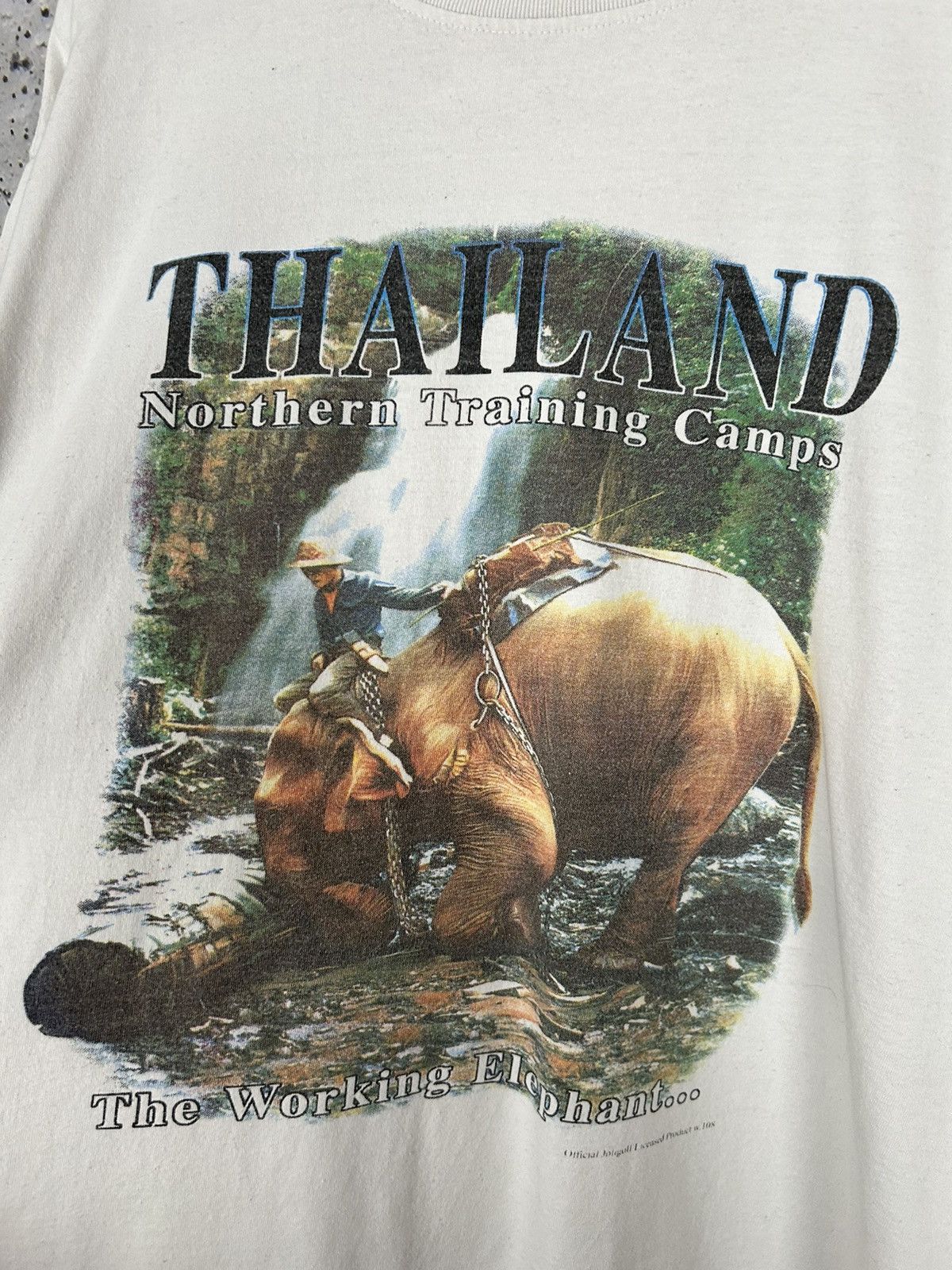 Other Vintage Thailand Elephants Graphic Tee 90s Hype Skate Size US XL / EU 56 / 4 - 3 Thumbnail