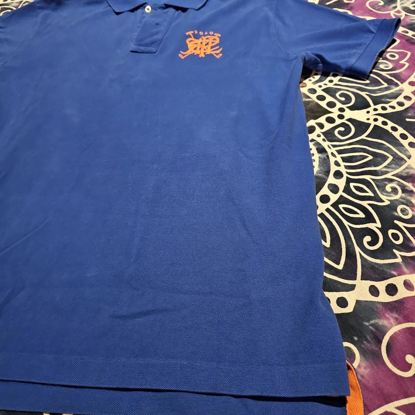 Polo Ralph Lauren Polo Ralph Lauren Men's Blue Polo-shirt Size US M / EU 48-50 / 2 - 2 Thumbnail