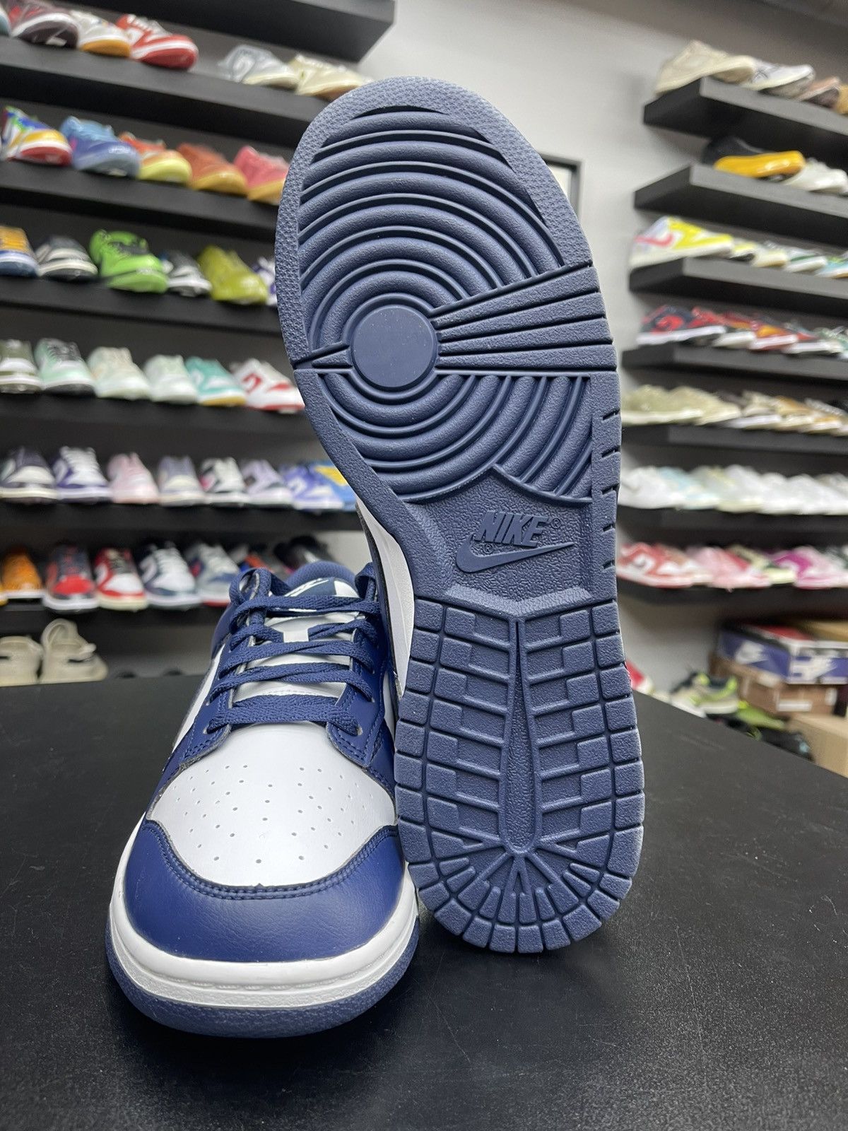 Nike Size 12 - Nike Dunk Low Midnight Navy Size US 12 / EU 45 - 7 Thumbnail