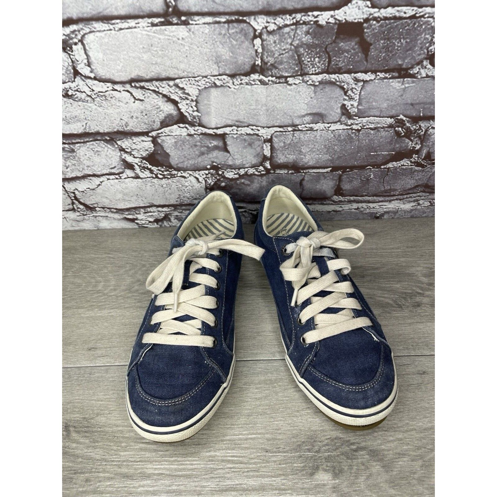 Other Taos Star Blue Denim Casual Comfort Lace Up Sneakers Shoes W Size US 8.5 / IT 38.5 - 11 Thumbnail