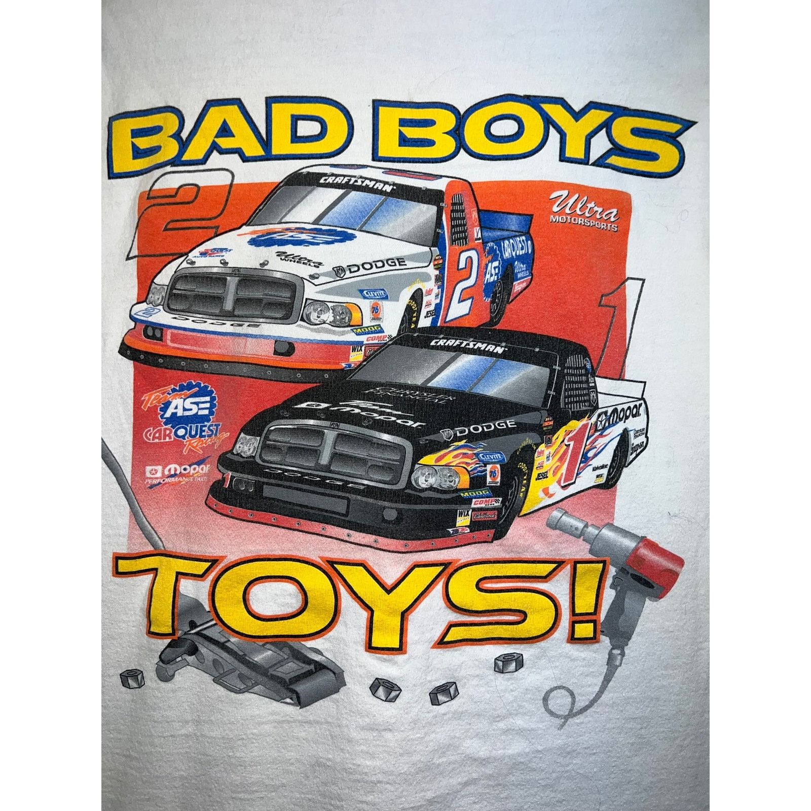 Fruit Of The Loom Vintage Bad Boy Toys Shirt Chevy Craftsman Tee 90s XL Size US XL / EU 56 / 4 - 6 Thumbnail