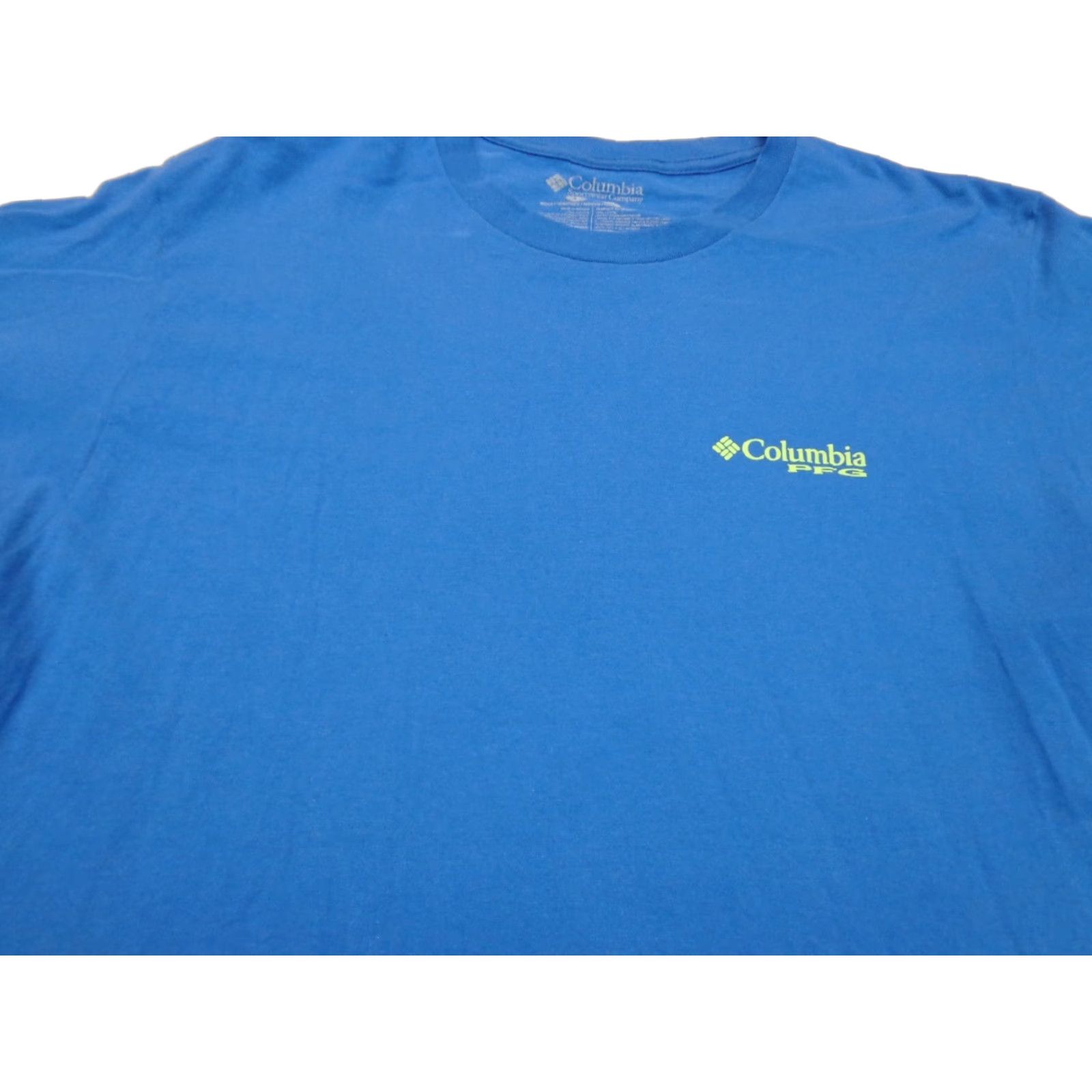 Vintage Columbia PFG T-Shirt Blue Short Sleeve Crew Neck Men Size Large Size US L / EU 52-54 / 3 - 1 Thumbnail
