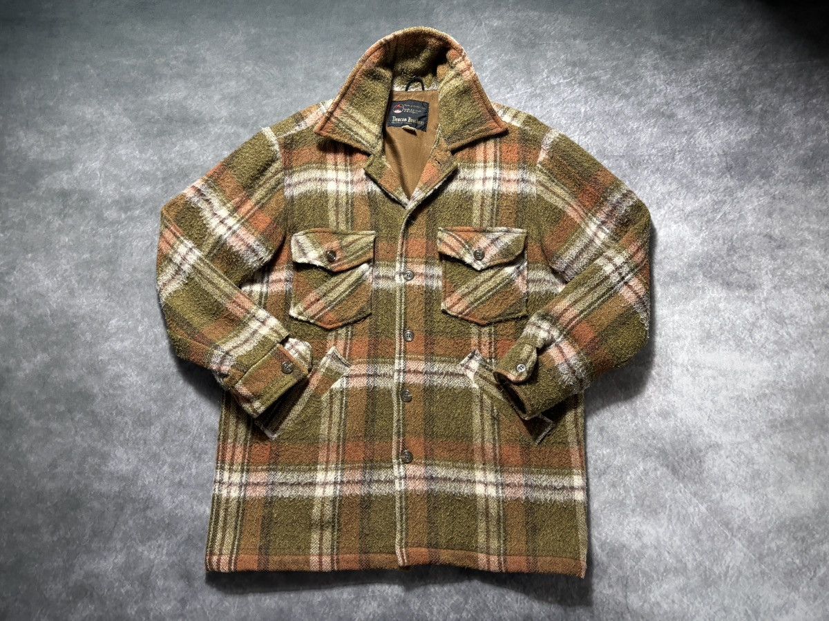 Vintage Vintage Plaid Jacket Lined Chore Coat Wool Deacon Bros Hunt Size US L / EU 52-54 / 3 - 17 Thumbnail