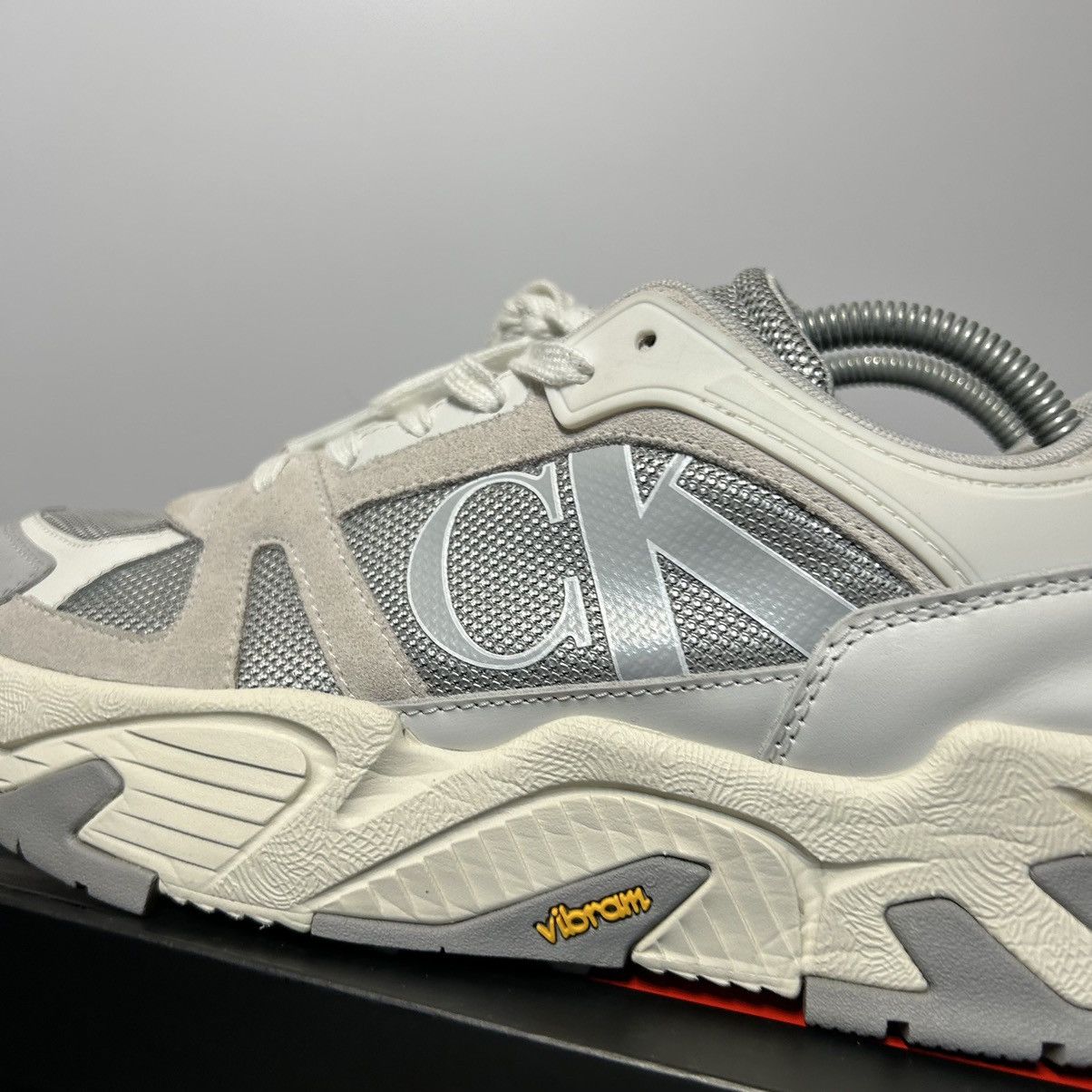 Calvin Klein × Designer Calvin Klein Jeans Chunky Runner Vibram leather mix suede Size US 10 / EU 43 - 3 Thumbnail