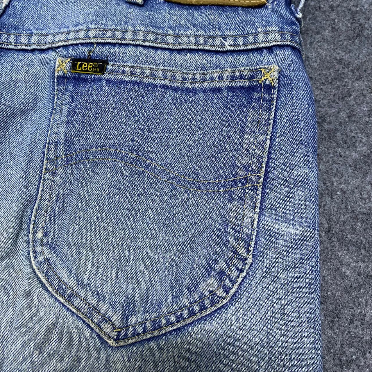 Lee 💥Best Offer💥Vintage 80s Lee Riders Distressed Denim Size US 34 / EU 50 - 14 Thumbnail