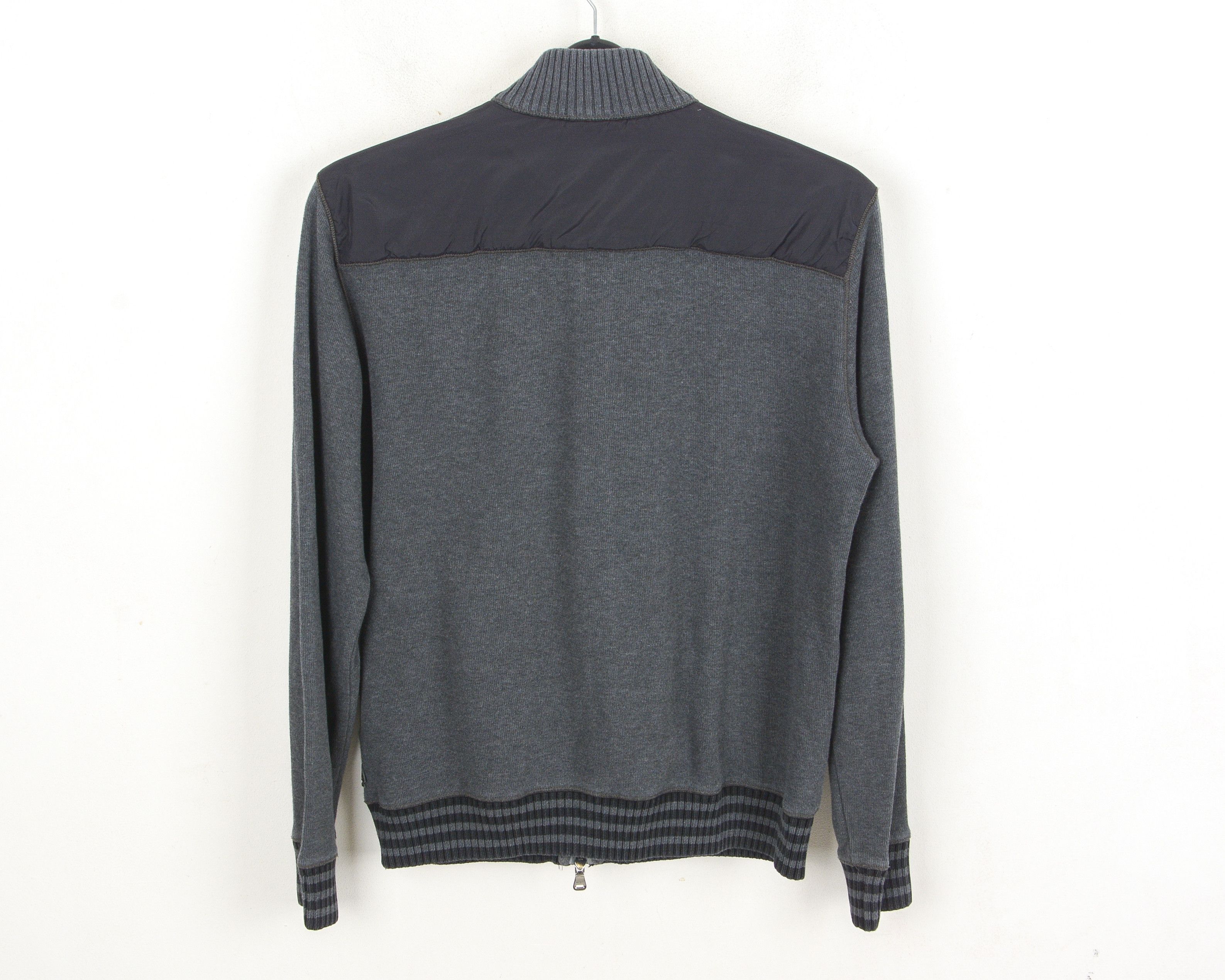 Hugo × Hugo Boss Mens M Jumper Full Zip Sweater Jacket Cotton Sweatshirt Grey Size US M / EU 48-50 / 2 - 4 Thumbnail