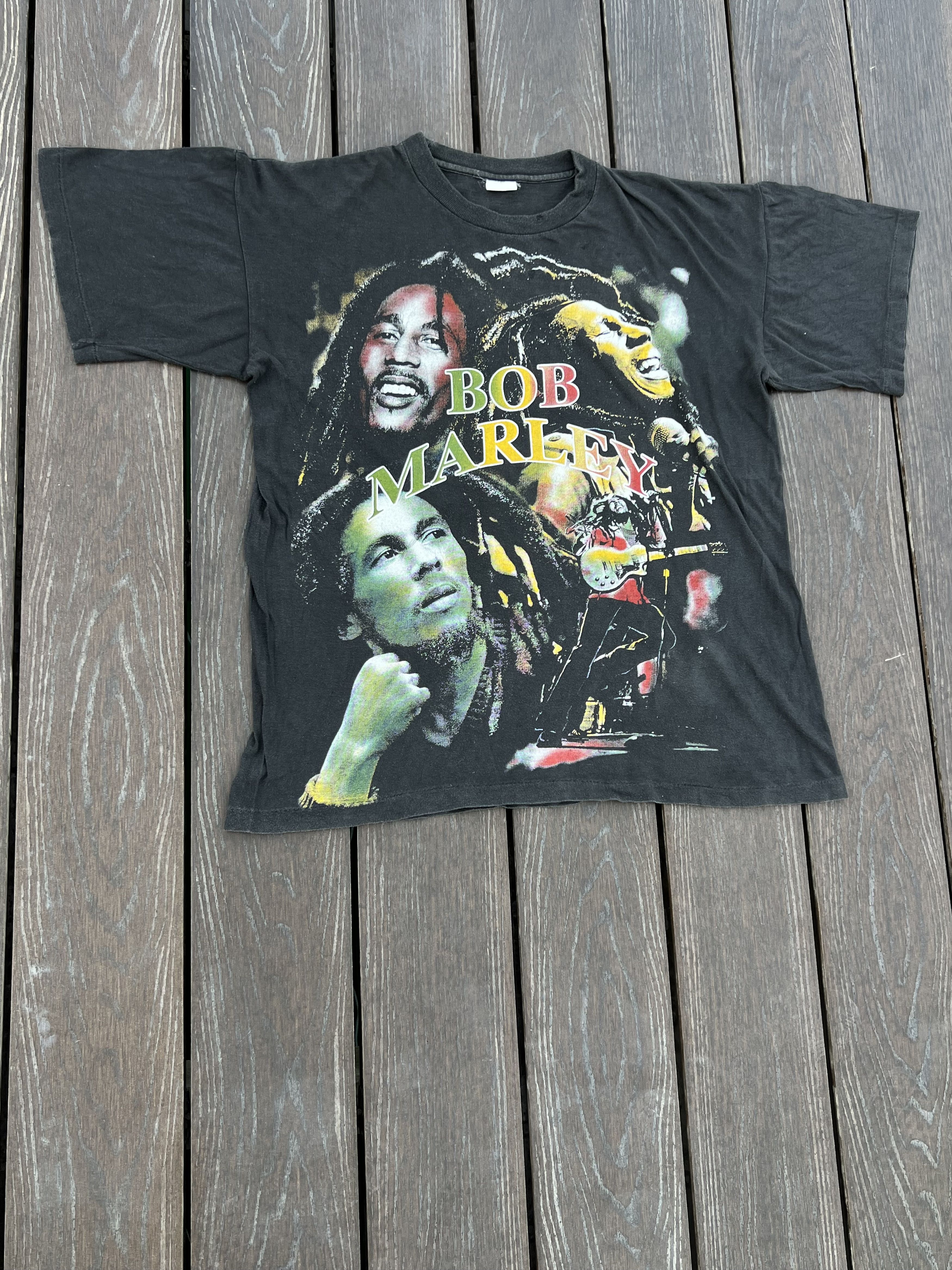Bob Marley Vintage Bob Marley 90s T-shirt Size US XL / EU 56 / 4 - 3 Thumbnail