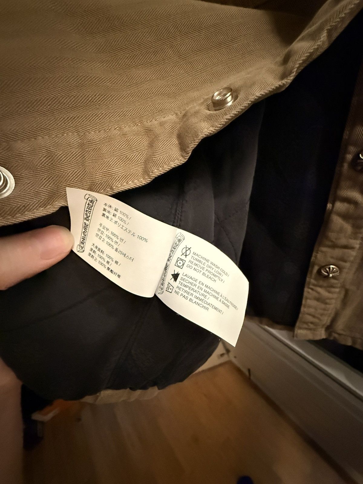 Chrome Hearts Chrome Hearts work dog herringbone jacket Size US M / EU 48-50 / 2 - 3 Thumbnail