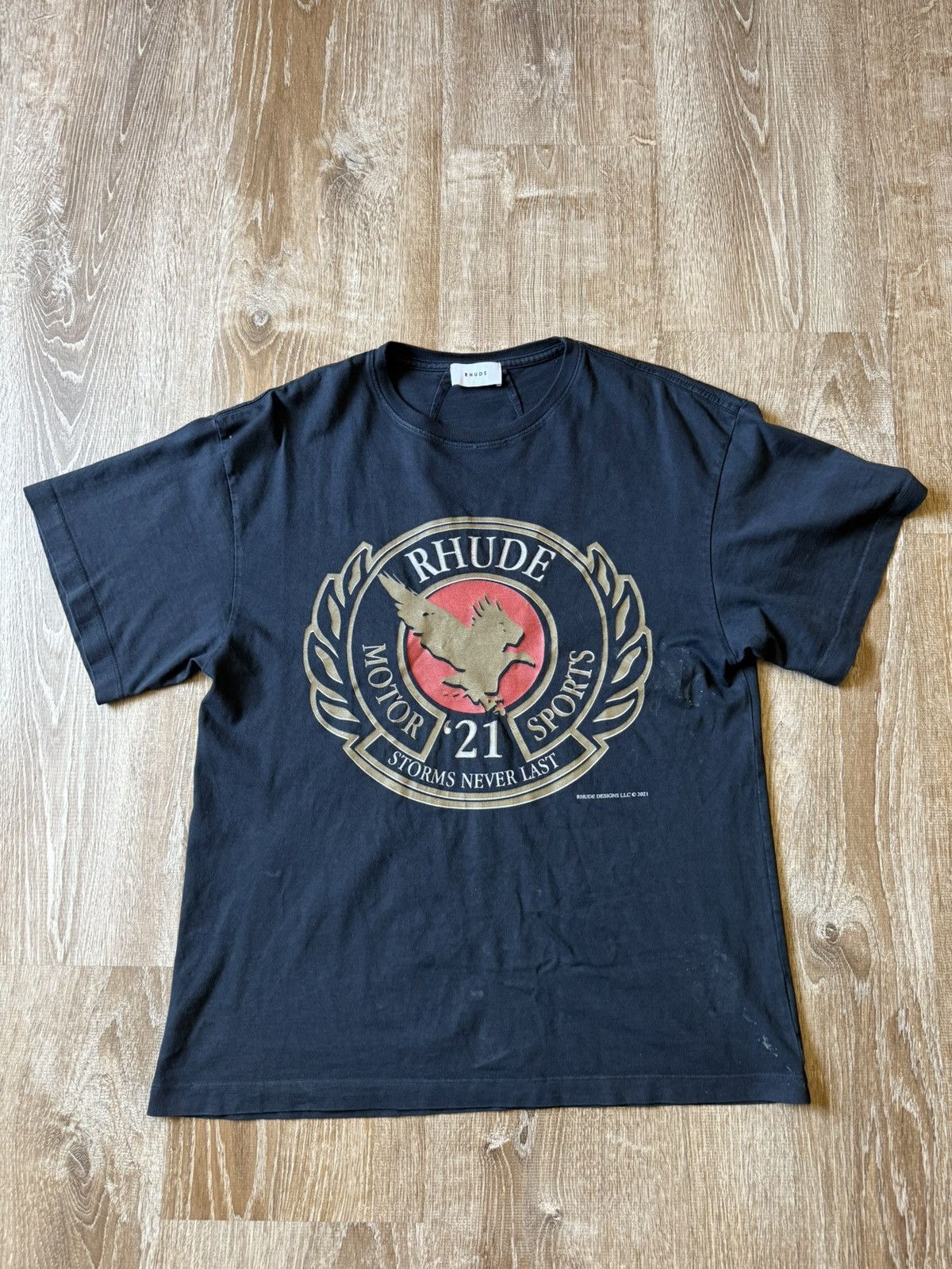 Rhude Rhude Motorsports 21’ Tee Size US XS / EU 42 / 0 - 1 Thumbnail