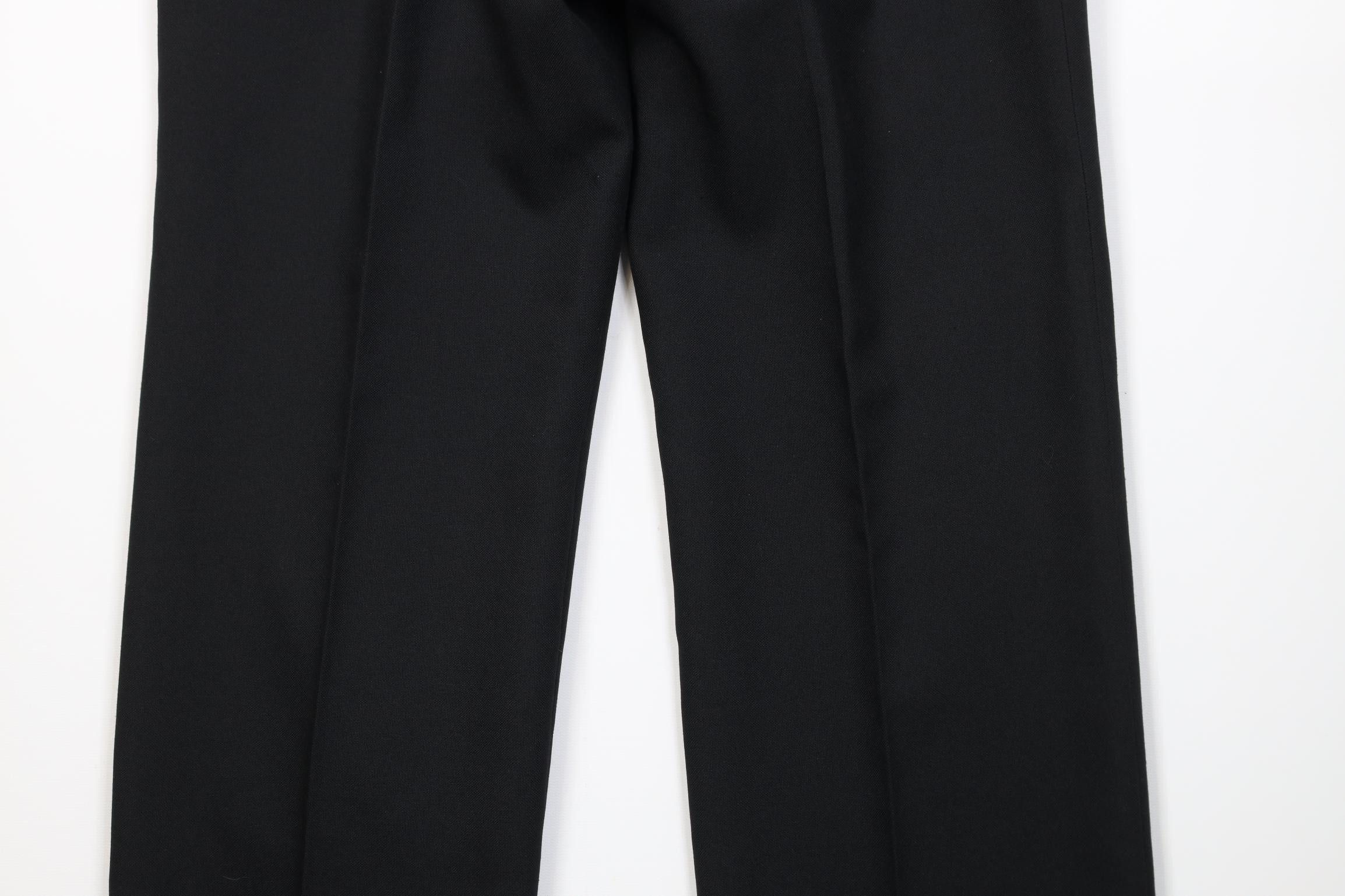 Vintage Vintage 90s Streetwear Knit Straight Leg Chino Pants Black Size US 33 - 11 Thumbnail
