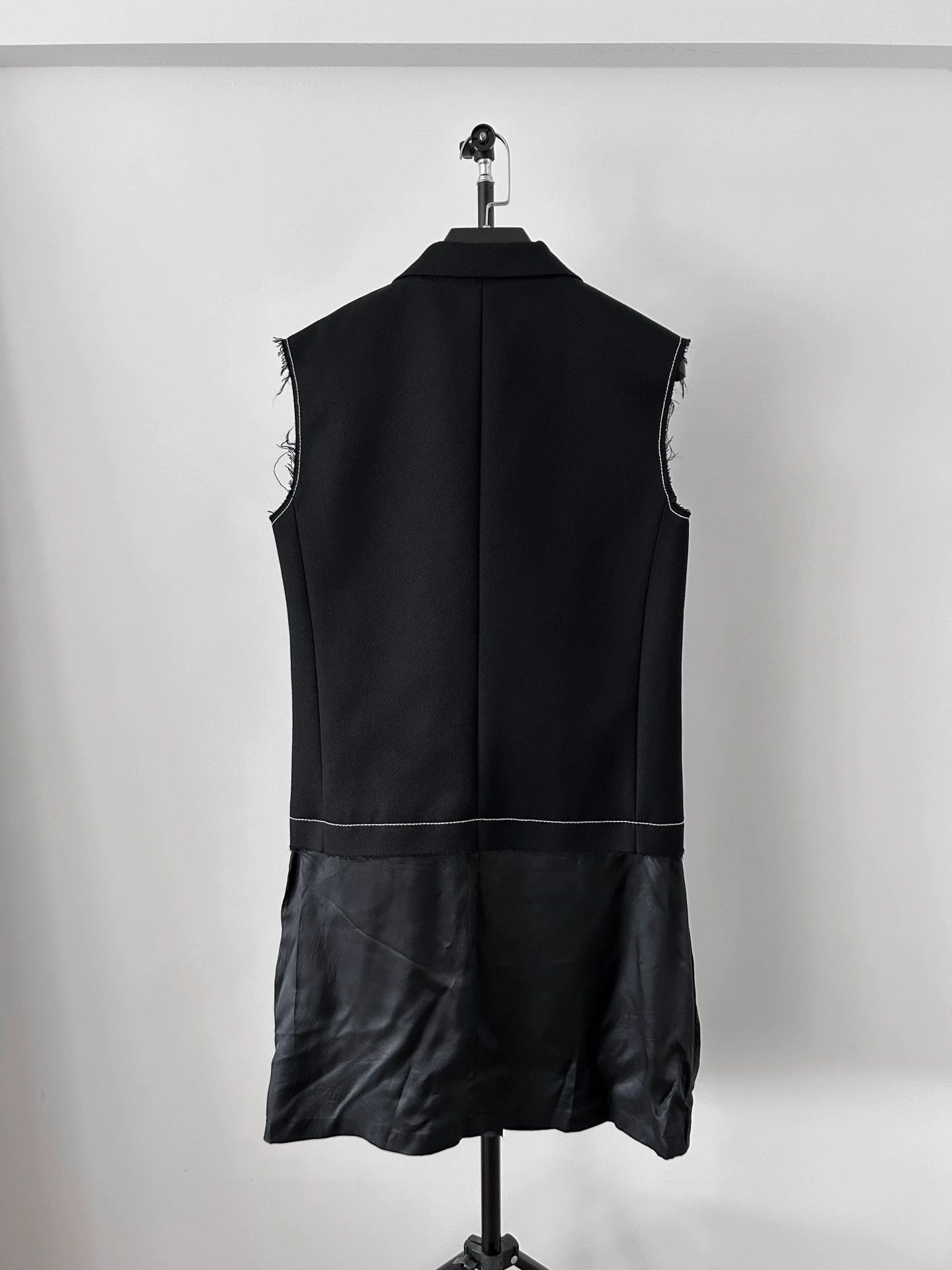 Maison Margiela Maison Margiela A/W17 Color-Blocked Waistcoat Black Size S / US 4 / IT 40 - 3 Thumbnail