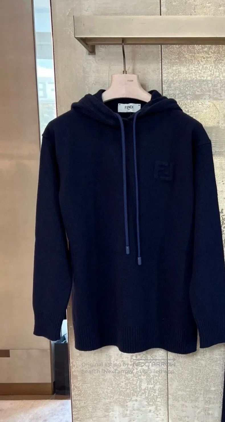 Fendi Women's Hooded Sweatshirt Made of Premium Cashmere