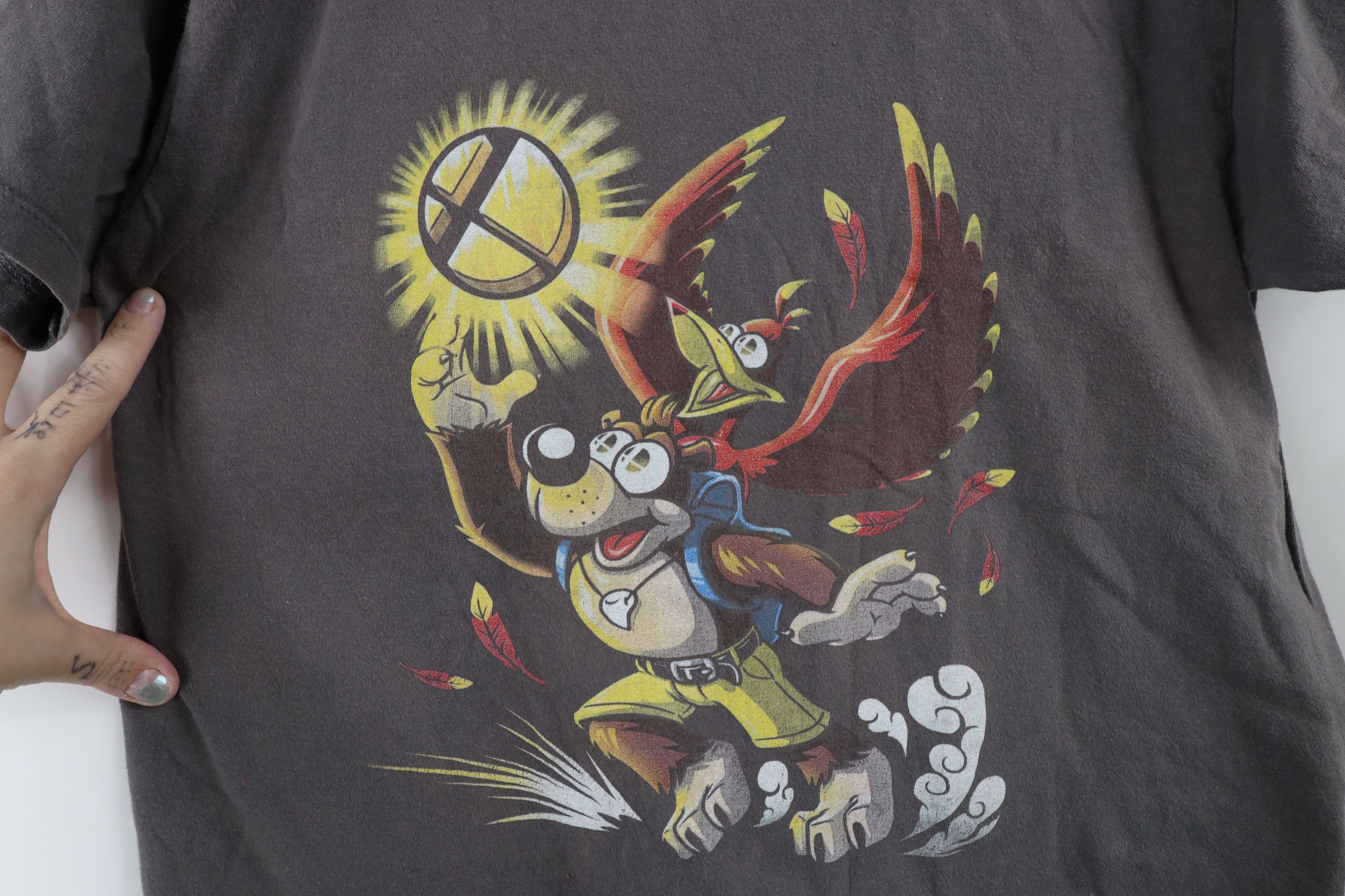 Vintage Vintage Kazooie Game Gaming Short Sleeve T-Shirt Gray Cotton Size US XS / EU 42 / 0 - 4 Thumbnail