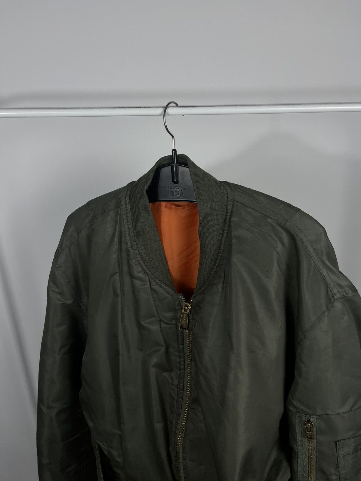 Other Vintage USA Aviator Bomber Jacket Olive Military Flight Size US L / EU 52-54 / 3 - 10 Thumbnail
