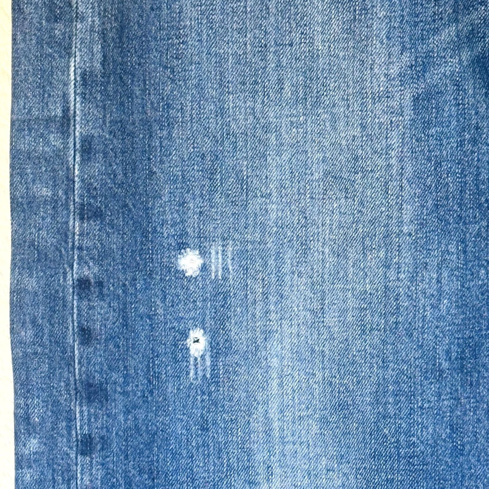 Levi's Levi's 569 Jeans Mens 38x32 Blue Medium Wash Distressed Relaxed Denim Zip Fly Jeans Size US 38 / EU 54 - 7 Thumbnail