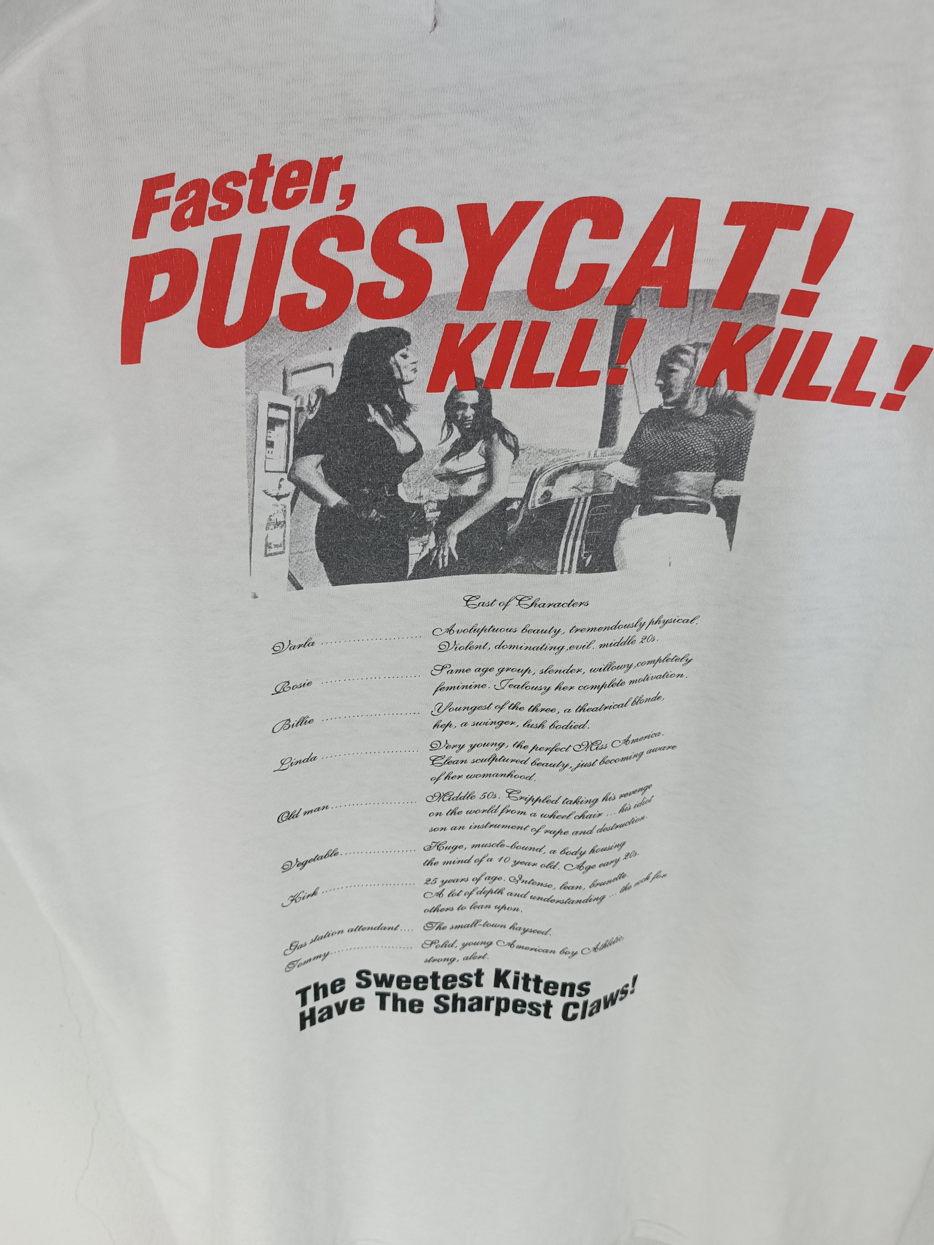 Vintage SUPER RARE🔥VINTAGE 90'S FASTER PUSSYCAT KILL! KILL! TEE Size US M / EU 48-50 / 2 - 15 Thumbnail