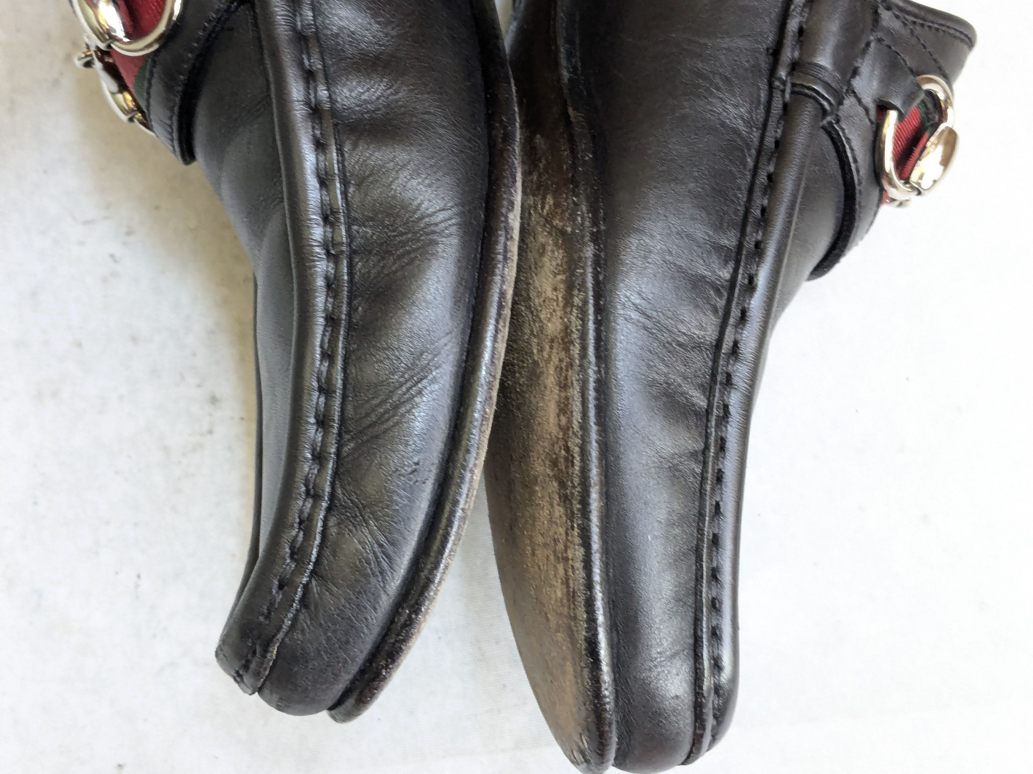 Gucci Gucci Horsebit Black Leather 6.5 Snaffle Size US 6.5 / EU 39-40 - 9 Thumbnail