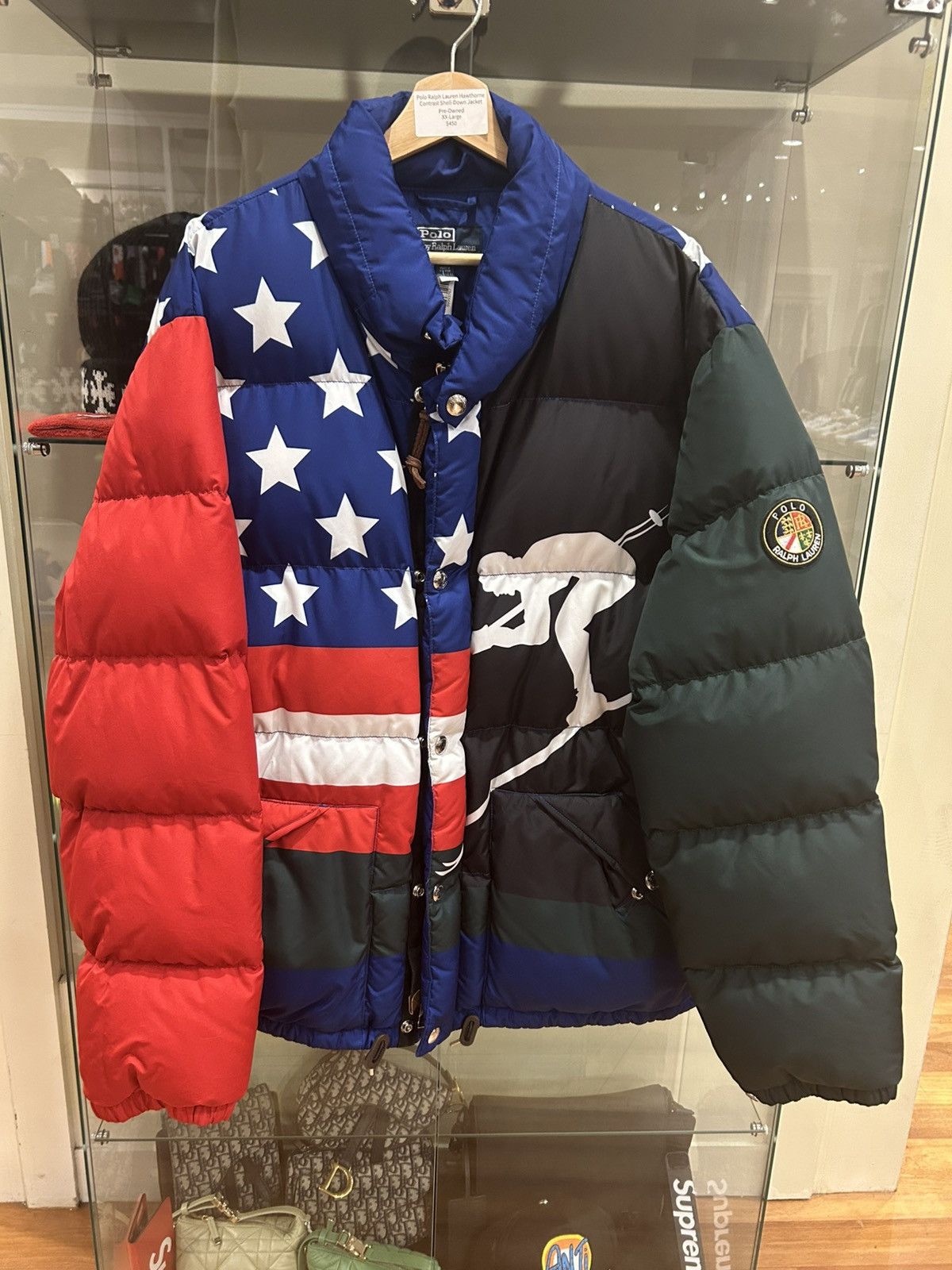 Polo Ralph Lauren Hawthorne Contrast Shell-Down jacket