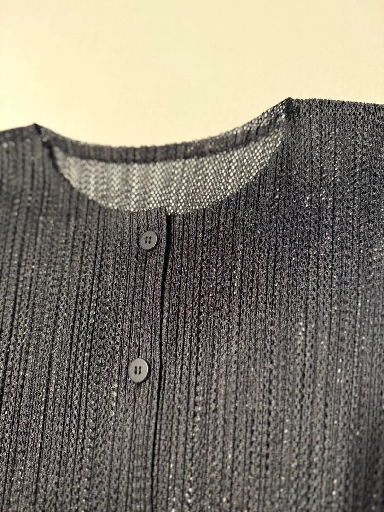 Issey Miyake issey miyake size:3 Black knitted cardigan Size XXS / US 00 / IT 34 - 3 Thumbnail
