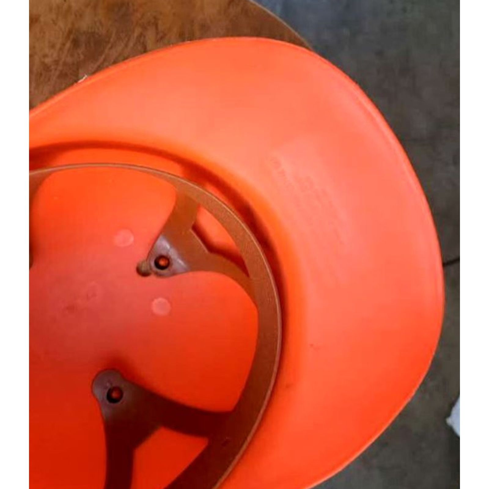 Vintage LAICH Houston Astros Baseball Adjustable Batting Helmet Cap Orange Unisex Adults Size Adjustable Plastic 1969 Style Solid Size ONE SIZE - 3 Thumbnail