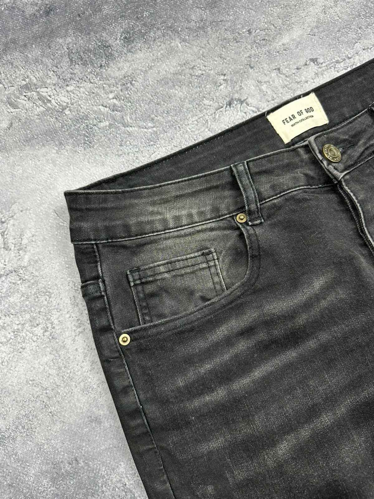 Fear of God Fear of God Sixth Collection Denim Jeans Black 6th Size US 32 / EU 48 - 9 Thumbnail
