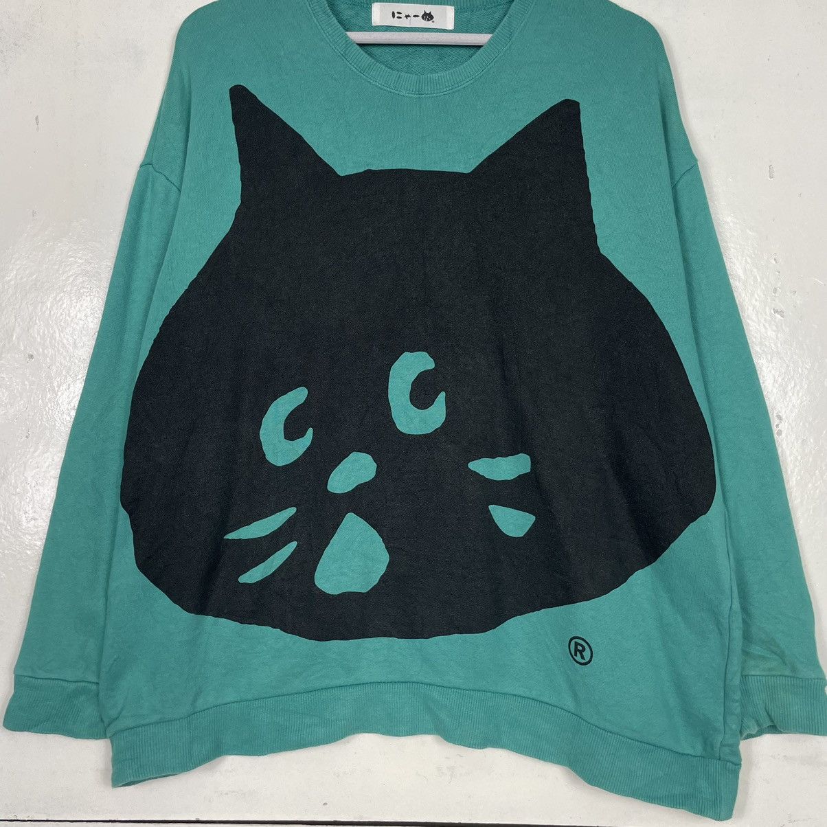 Issey Miyake × Ne-Net 💥NENET BIG FACE ISSEY MIYAKE BAGGY SWEATSHIRT Size US M / EU 48-50 / 2 - 4 Thumbnail