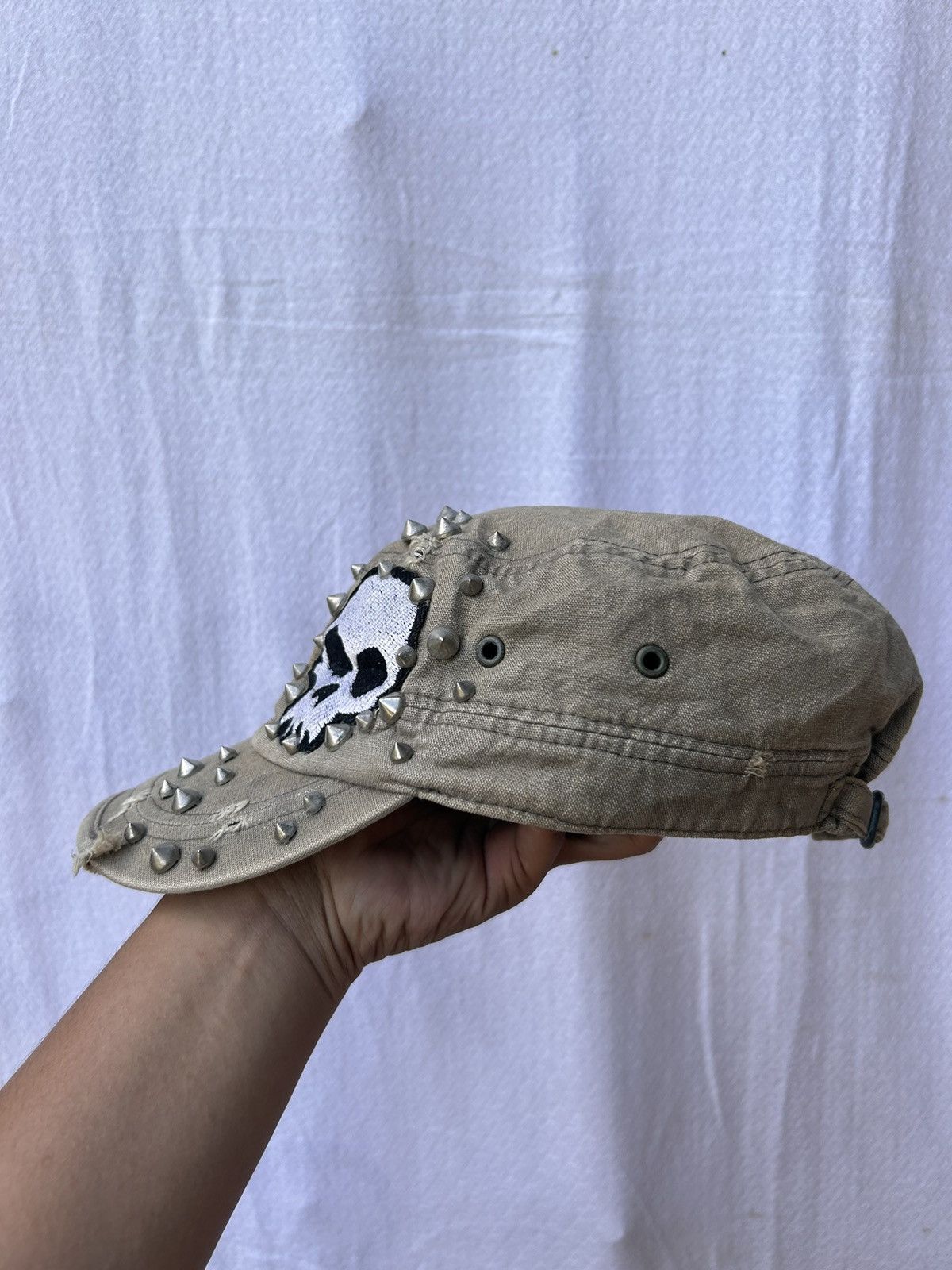 20471120 × Beauty Beast × Japanese Brand Distressed studded skull punk hats Size ONE SIZE - 5 Thumbnail