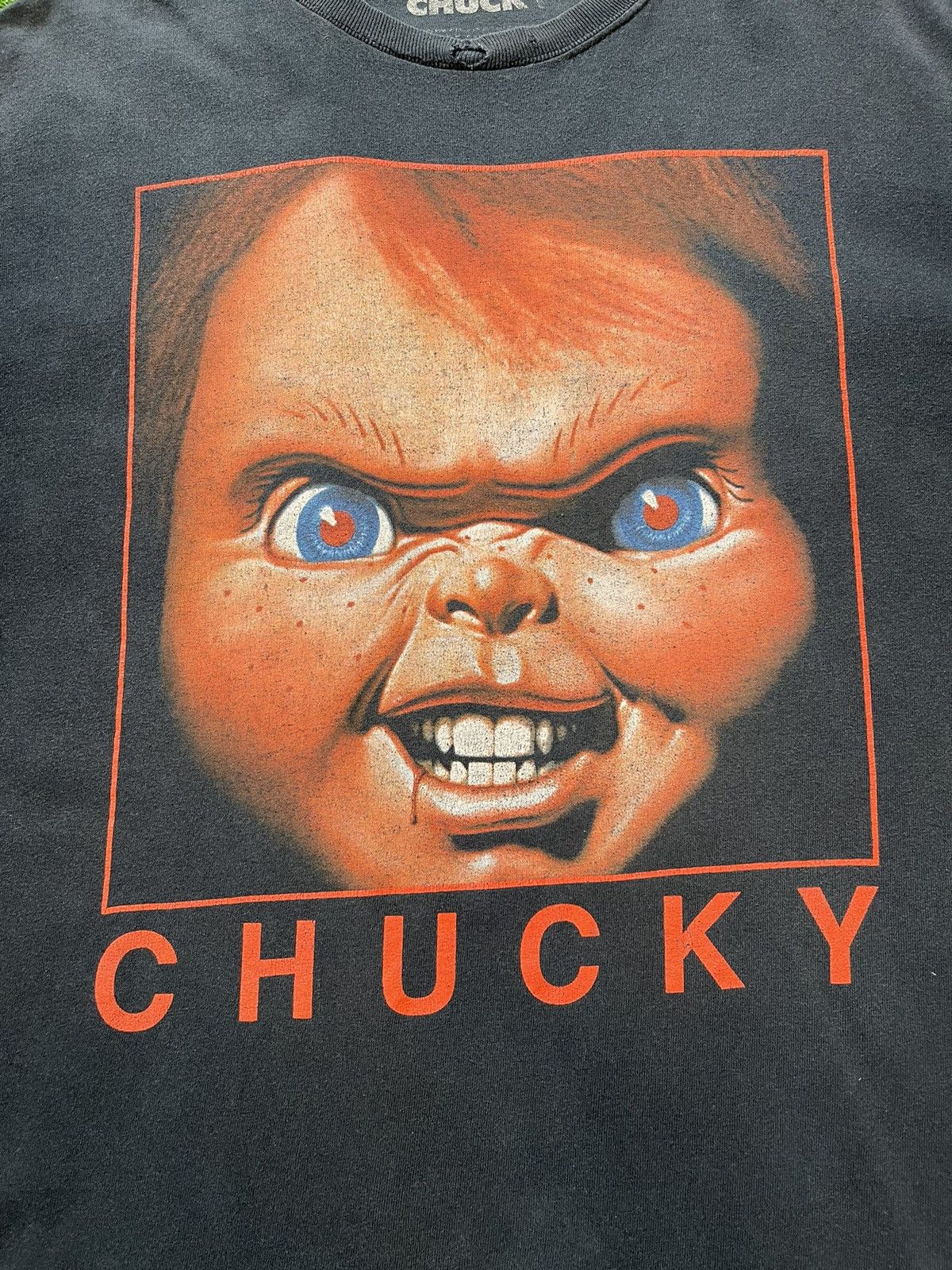Vintage Distresses Chucky Horror Movies Shirt Size US XL / EU 56 / 4 - 3 Thumbnail